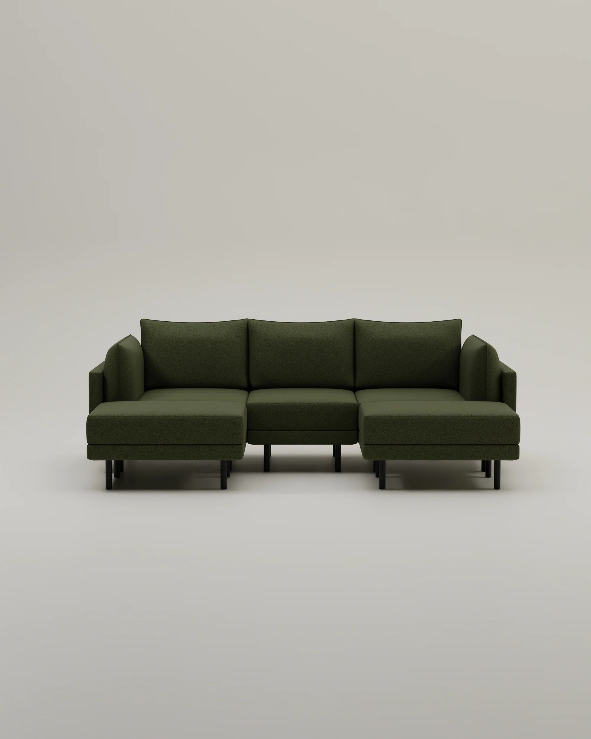 Modulares Sofa Donna U-Form mit Schlaffunktion - Image 57
