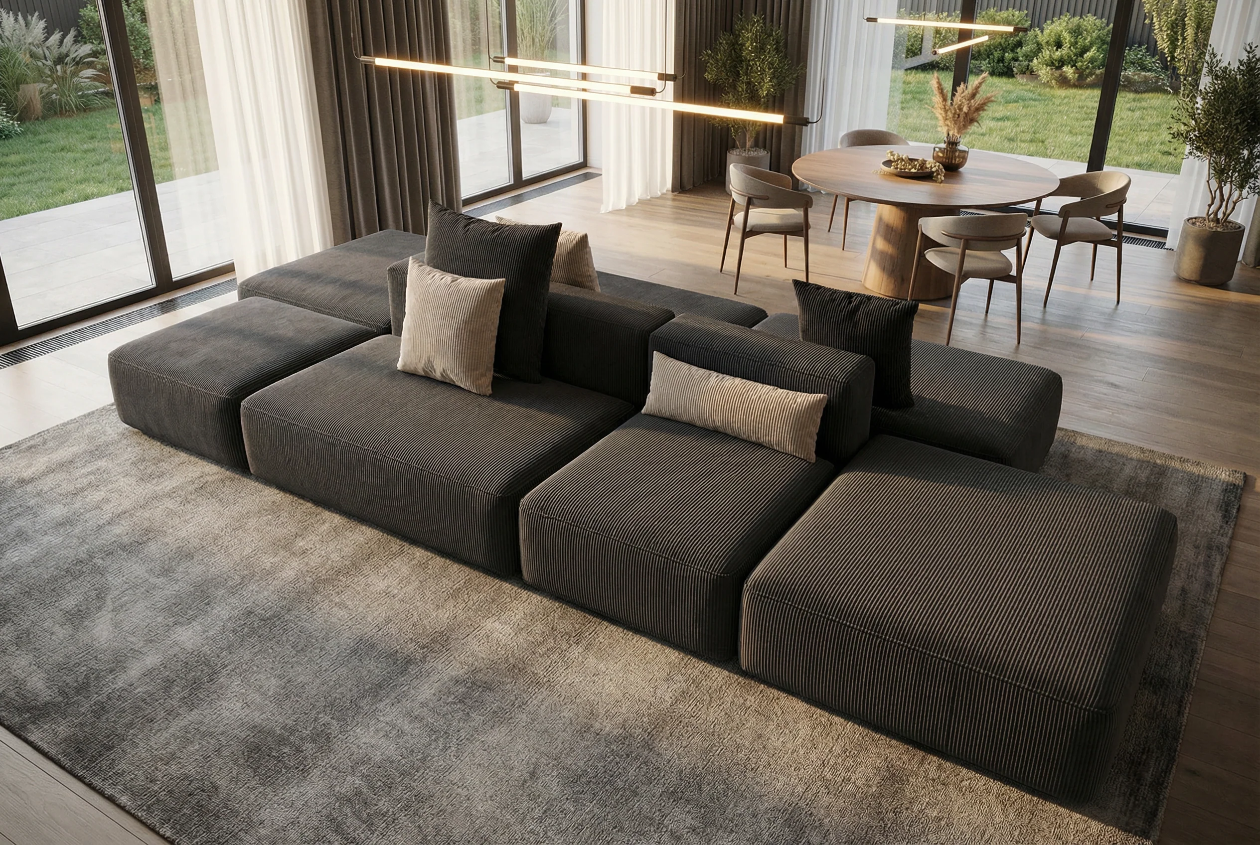 Modulares Sofa Harvey 4-Sitzer mit Schlaffunktion - Image 11