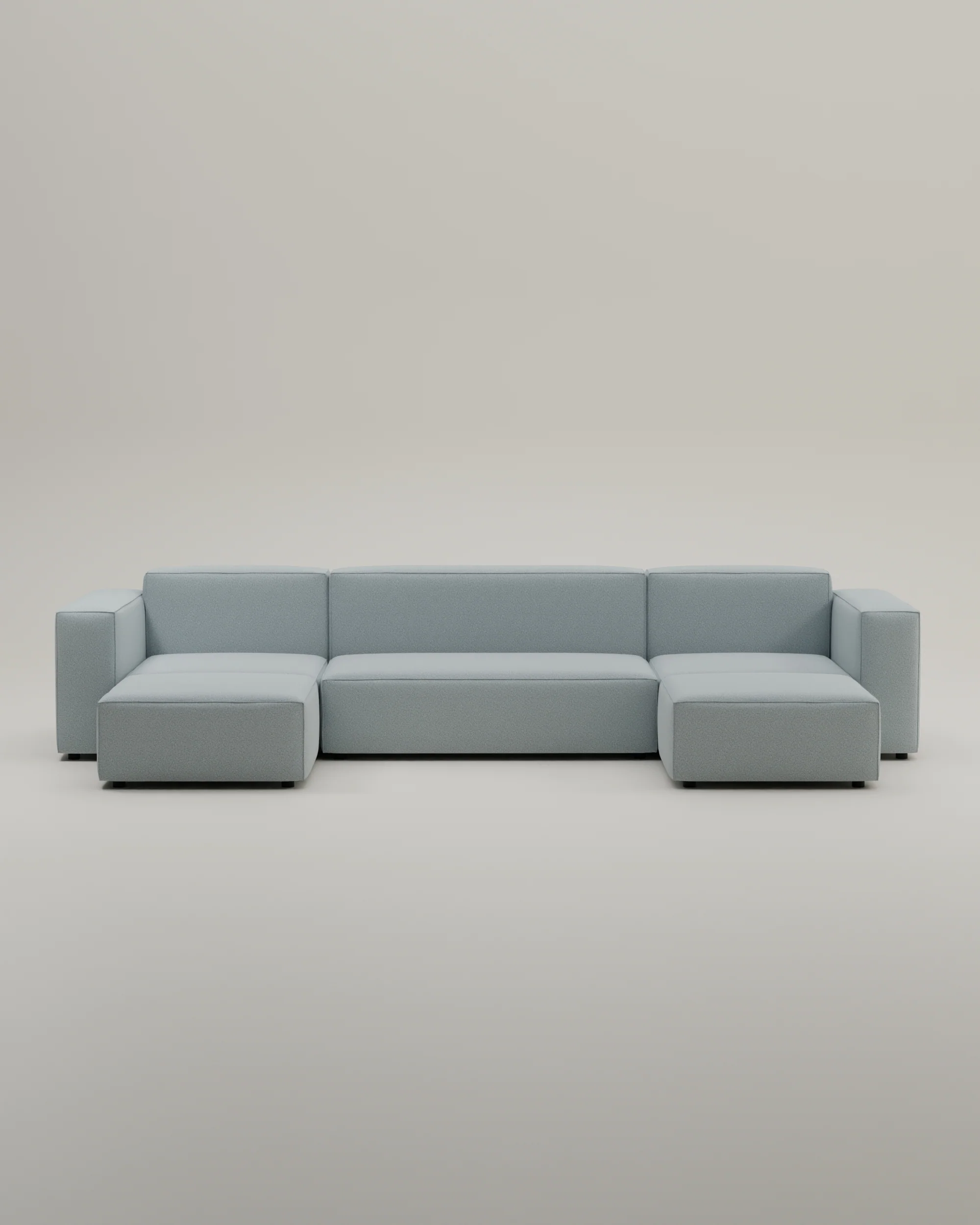 Modulares Sofa Harvey U-Form / Wohnlandschaft mit Schlaffunktion - Image 29