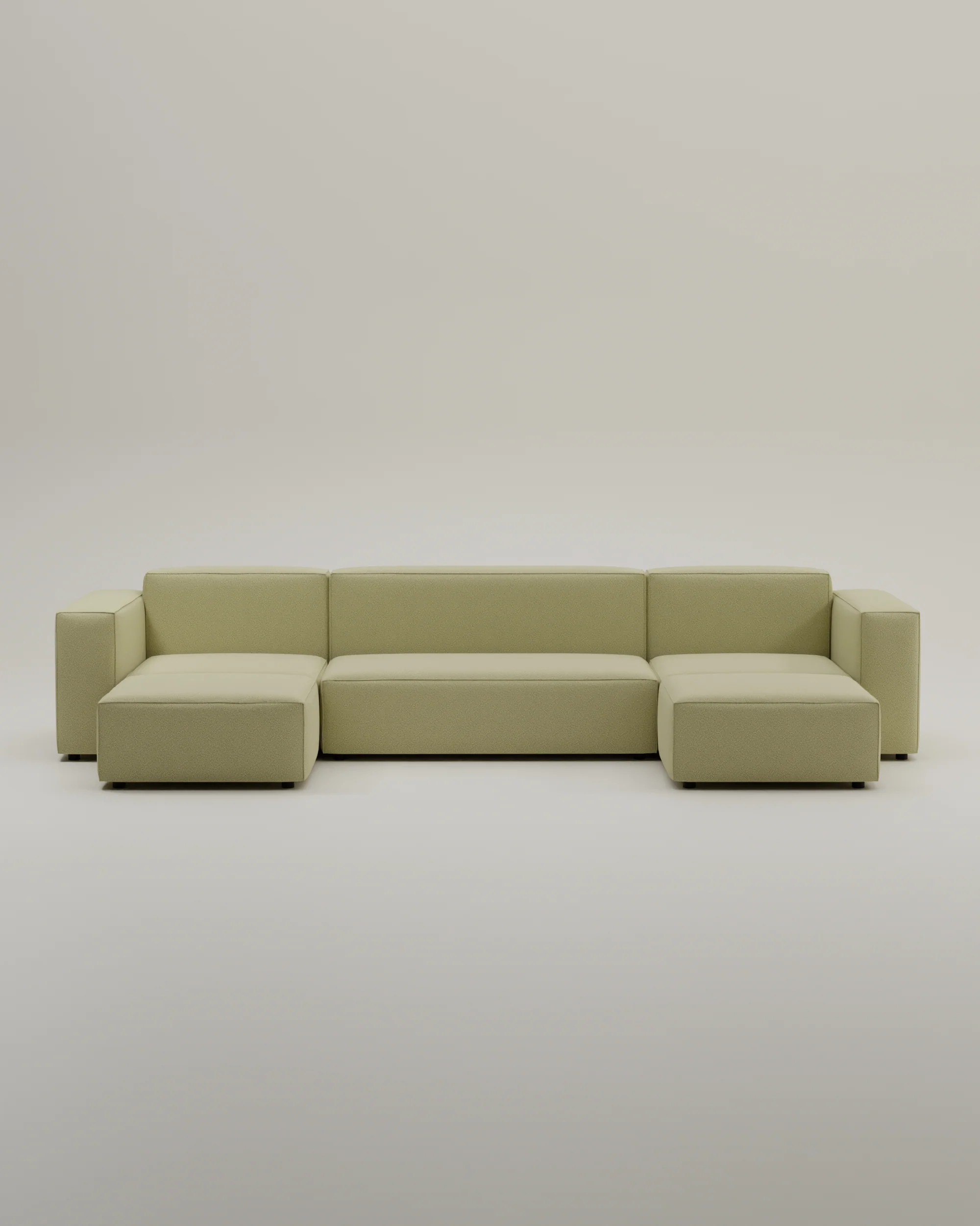 Modulares Sofa Harvey U-Form / Wohnlandschaft mit Schlaffunktion - Image 30