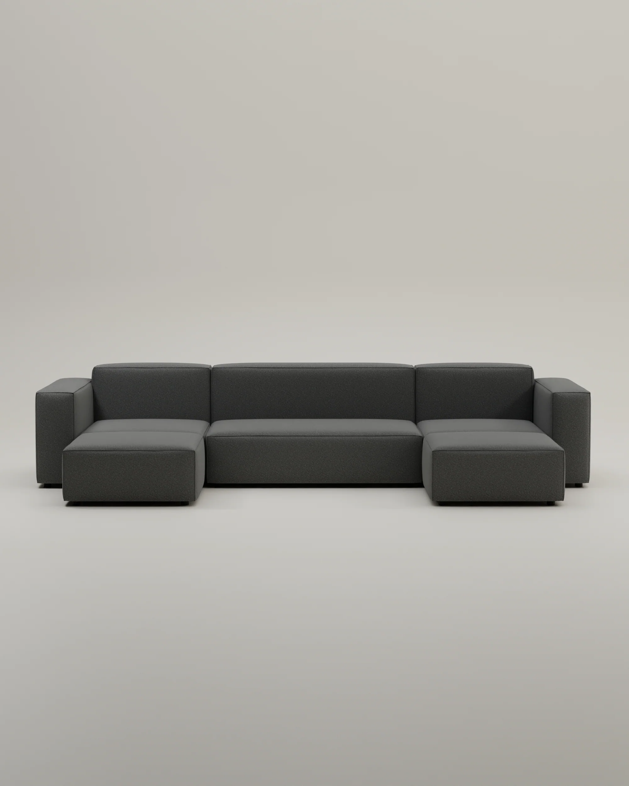 Modulares Sofa Harvey U-Form / Wohnlandschaft mit Schlaffunktion - Image 32