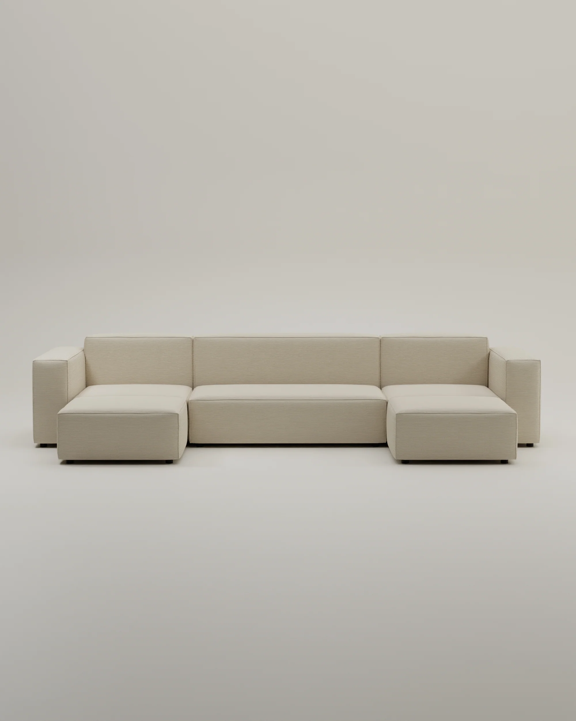 Modulares Sofa Harvey U-Form / Wohnlandschaft mit Schlaffunktion - Image 33