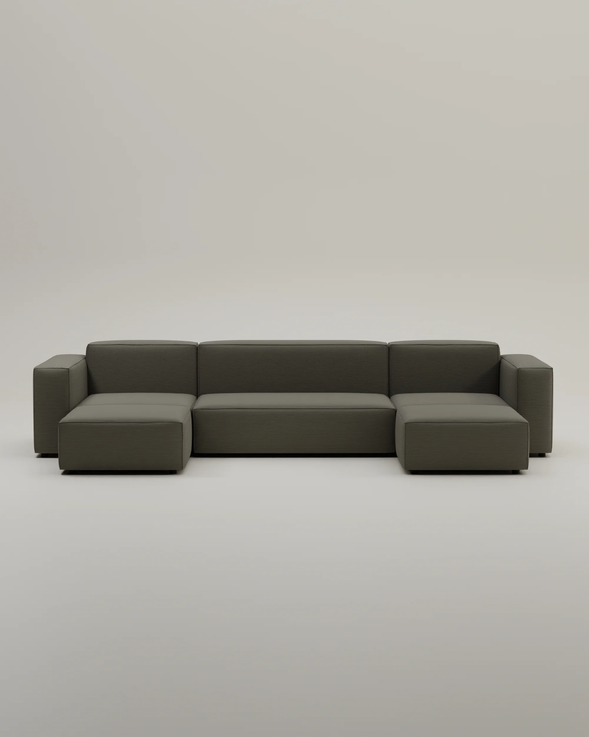 Modulares Sofa Harvey U-Form / Wohnlandschaft mit Schlaffunktion - Image 35