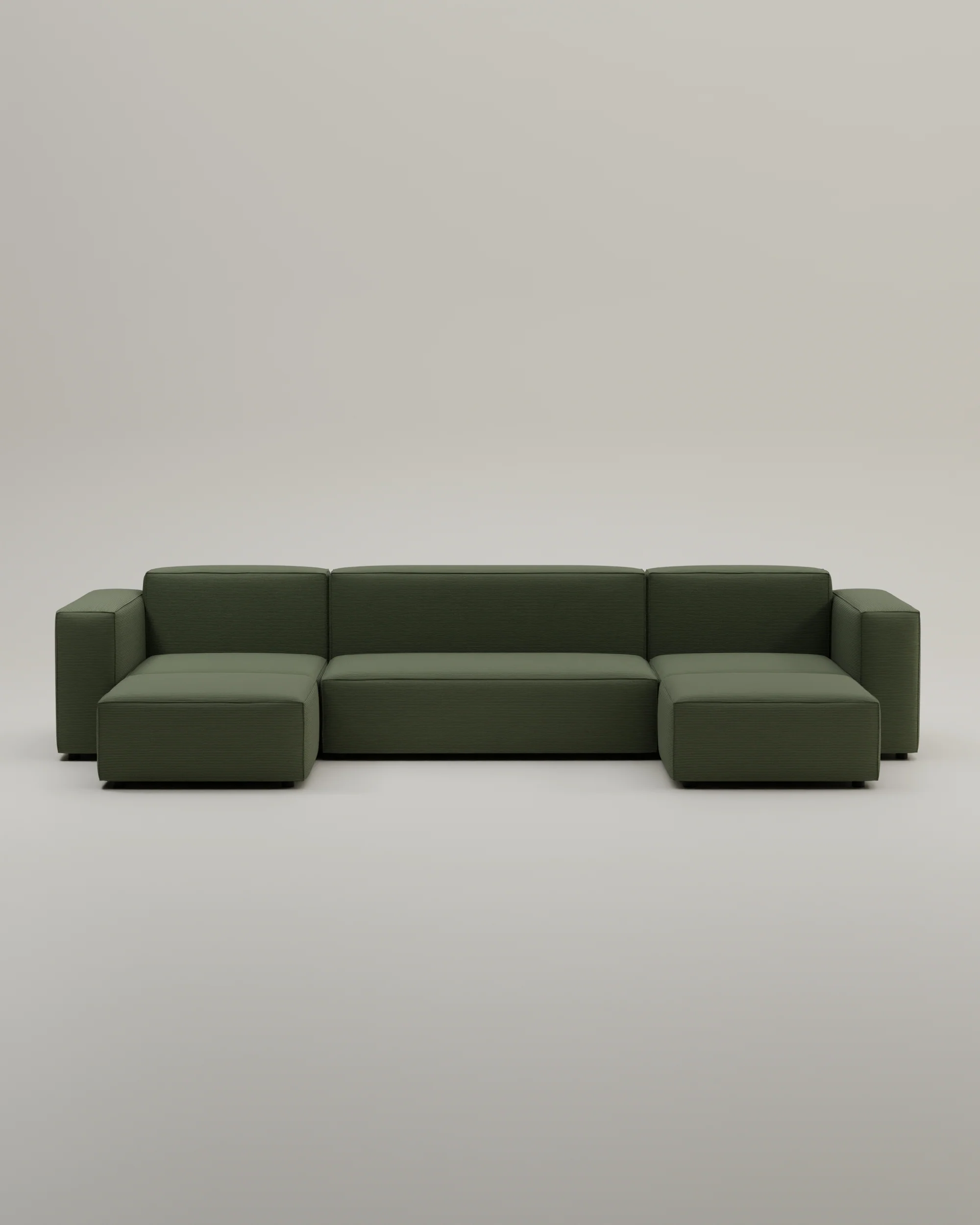 Modulares Sofa Harvey U-Form / Wohnlandschaft mit Schlaffunktion - Image 36