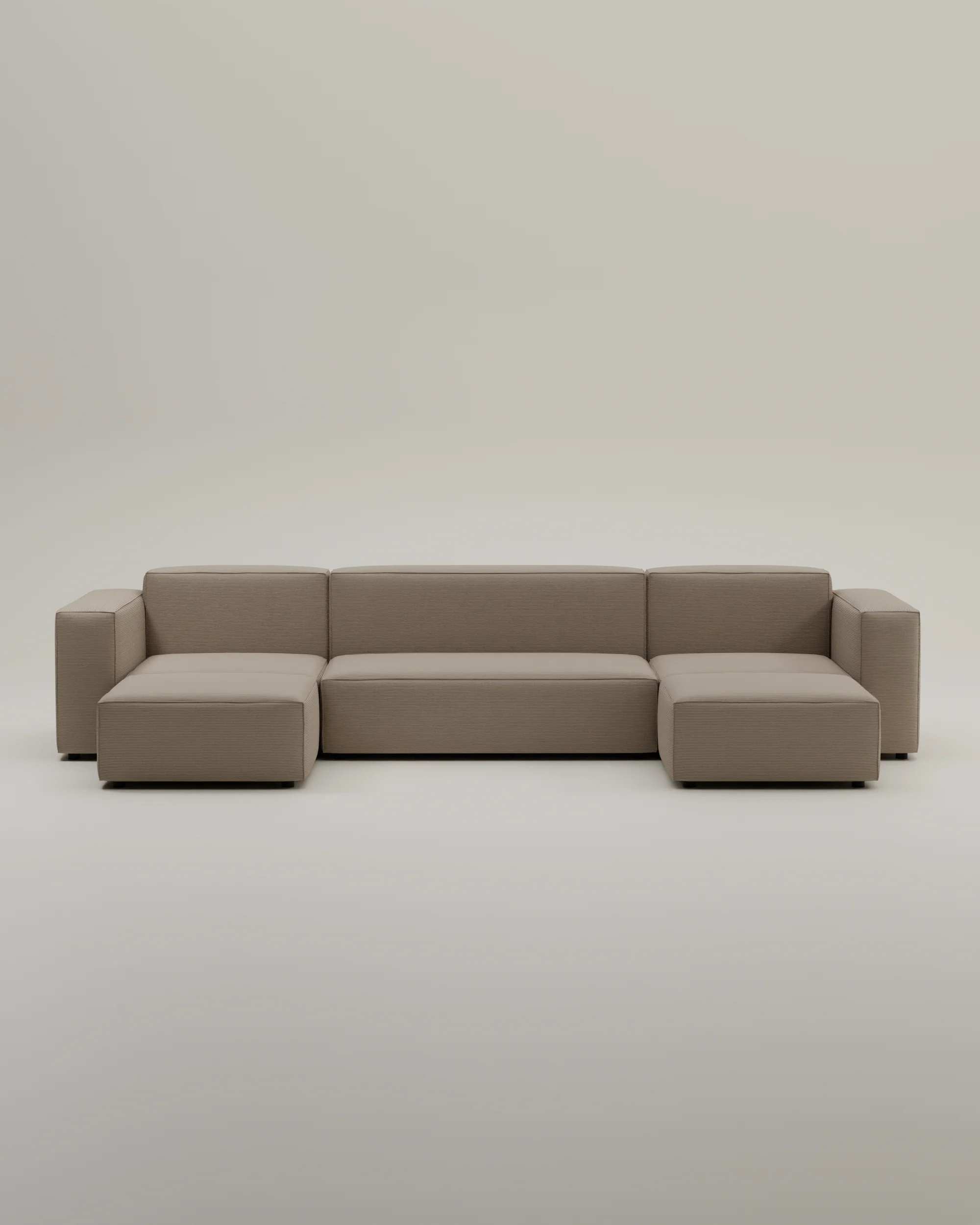 Modulares Sofa Harvey U-Form / Wohnlandschaft mit Schlaffunktion - Image 37