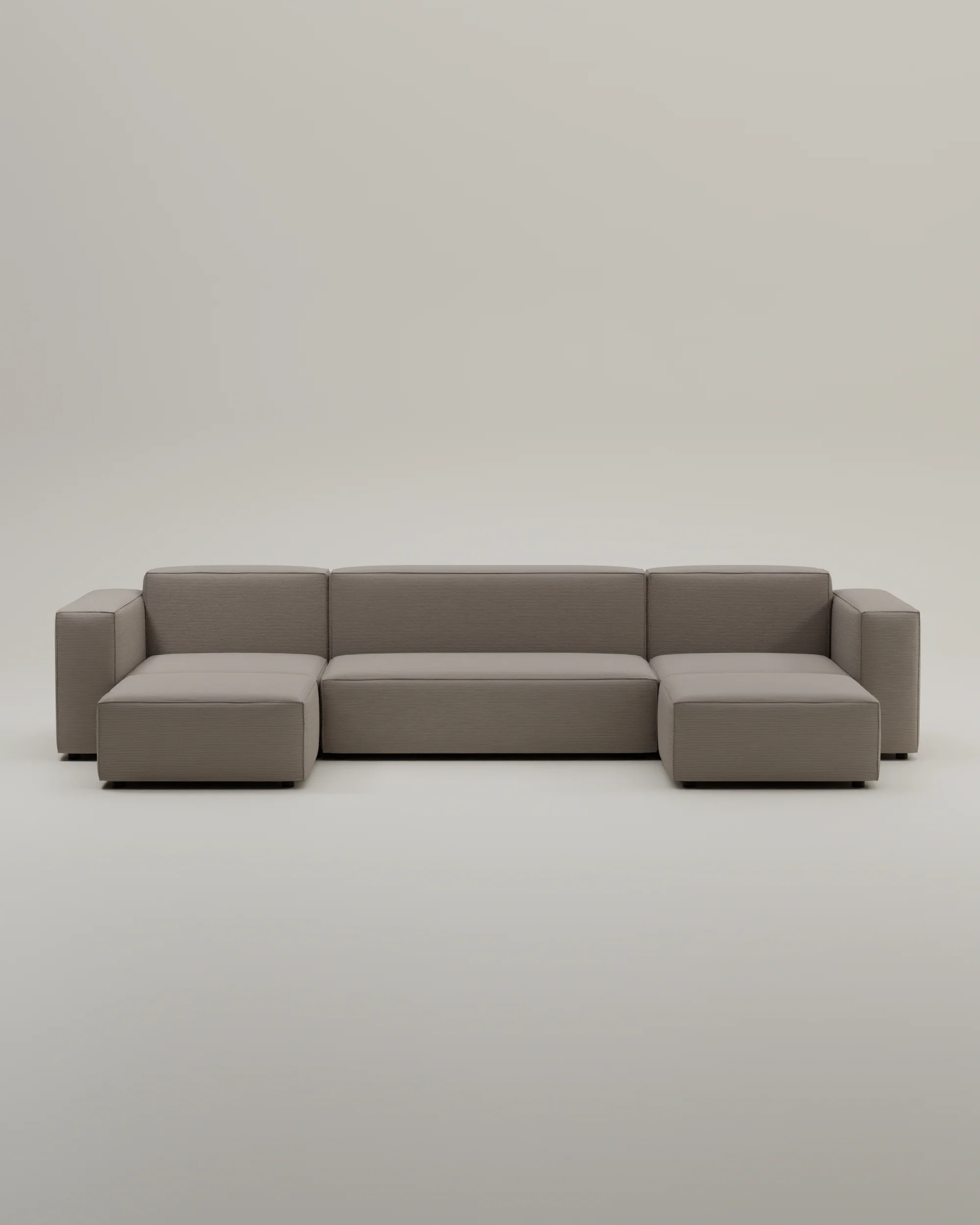 Modulares Sofa Harvey U-Form / Wohnlandschaft mit Schlaffunktion - Image 38