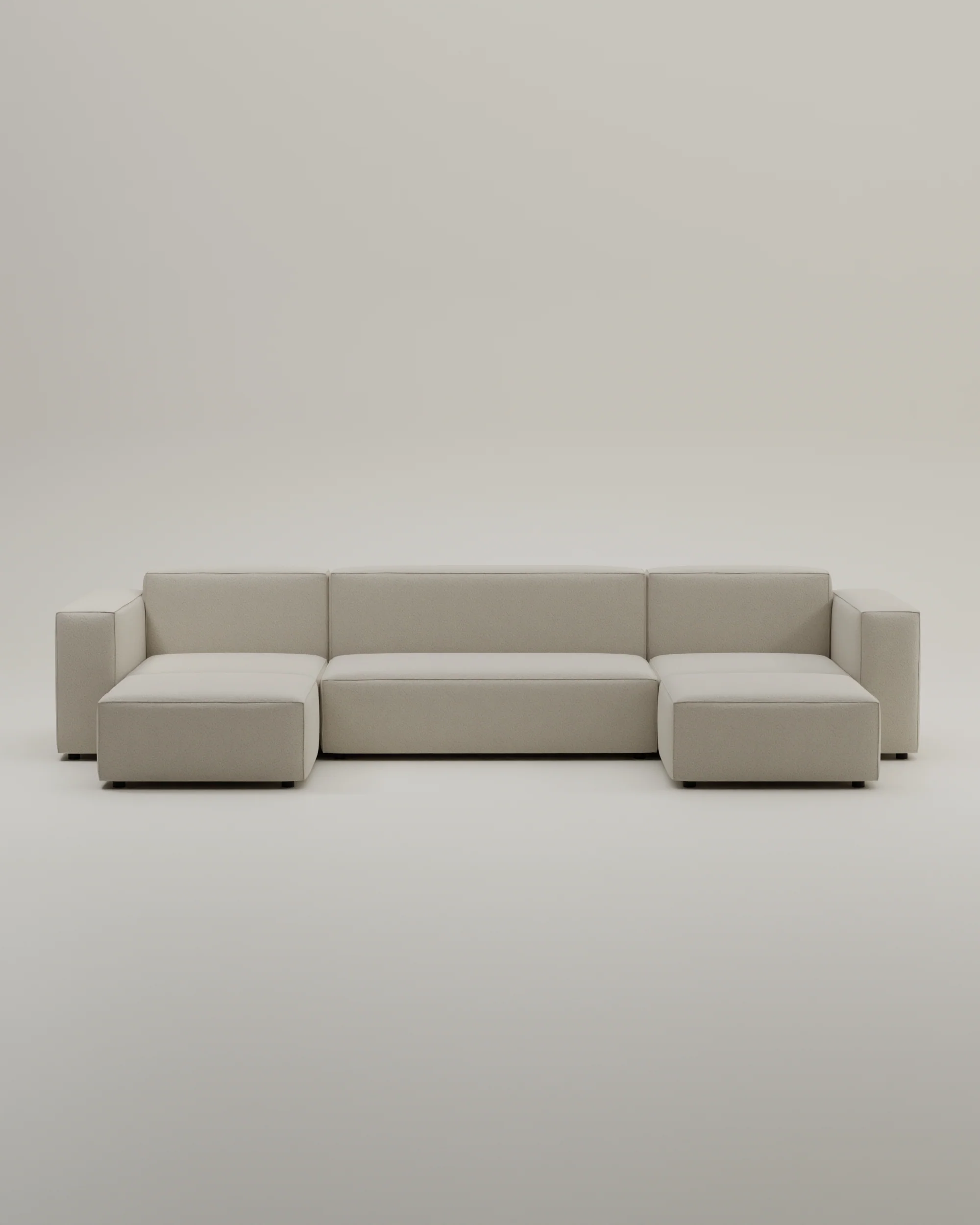Modulares Sofa Harvey U-Form / Wohnlandschaft mit Schlaffunktion - Image 39