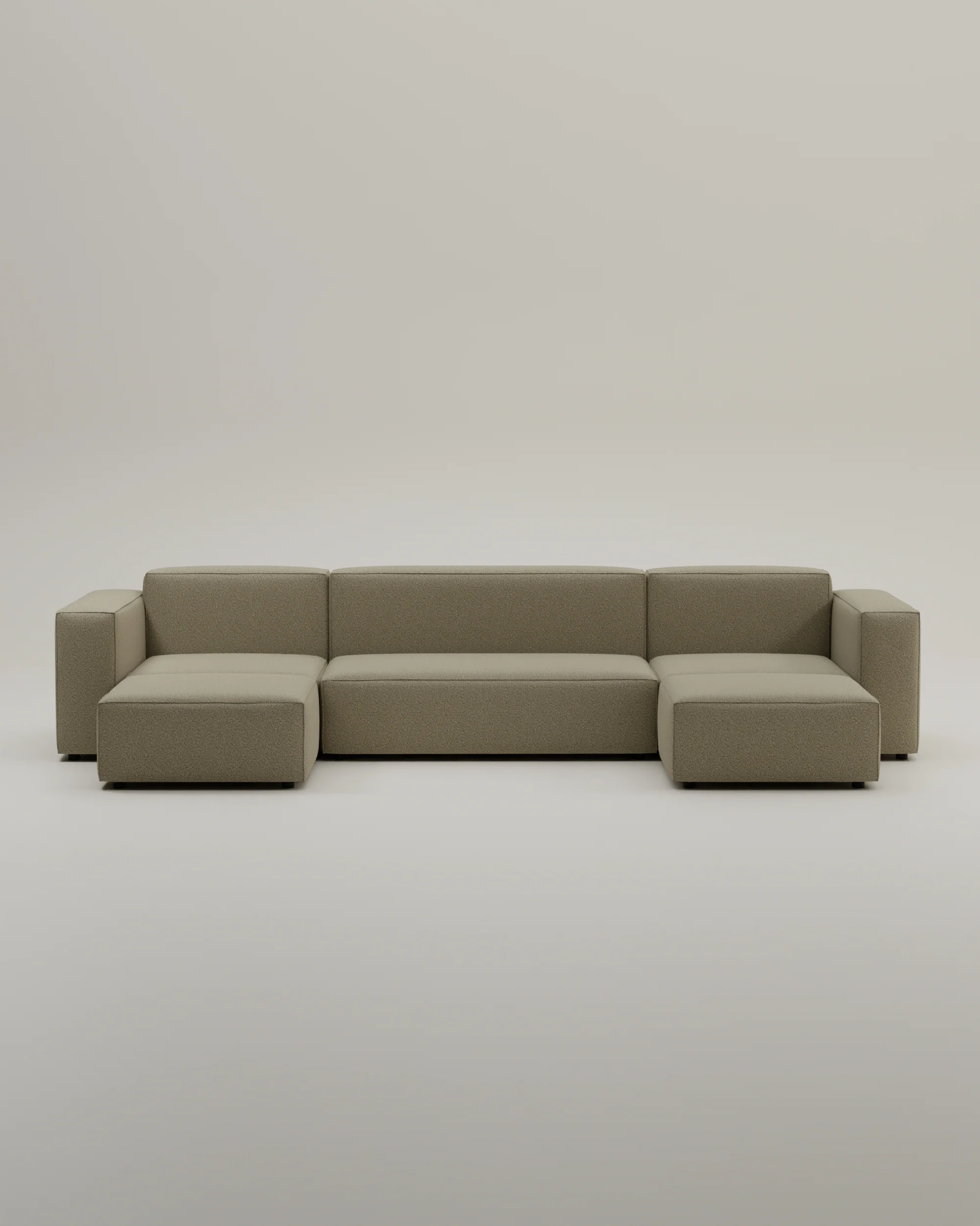 Modulares Sofa Harvey U-Form / Wohnlandschaft mit Schlaffunktion - Image 41