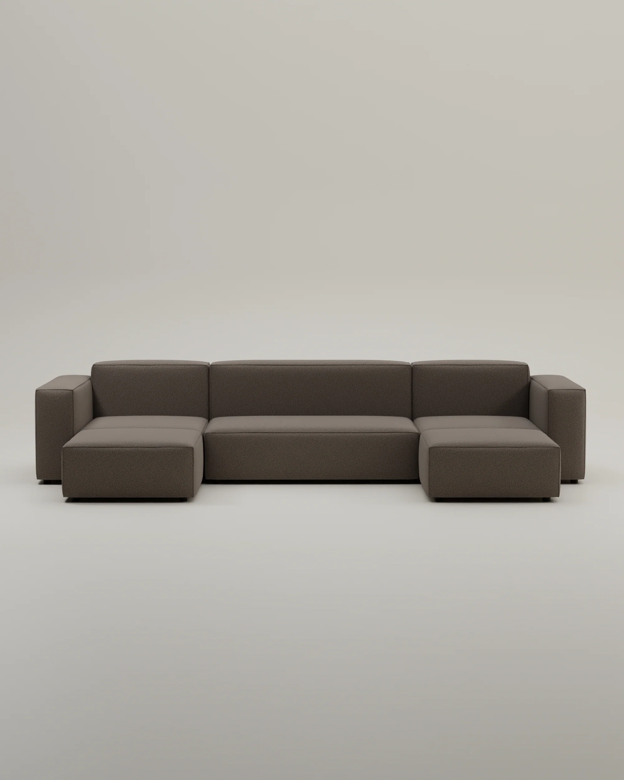 Modulares Sofa Harvey U-Form / Wohnlandschaft mit Schlaffunktion - Image 42