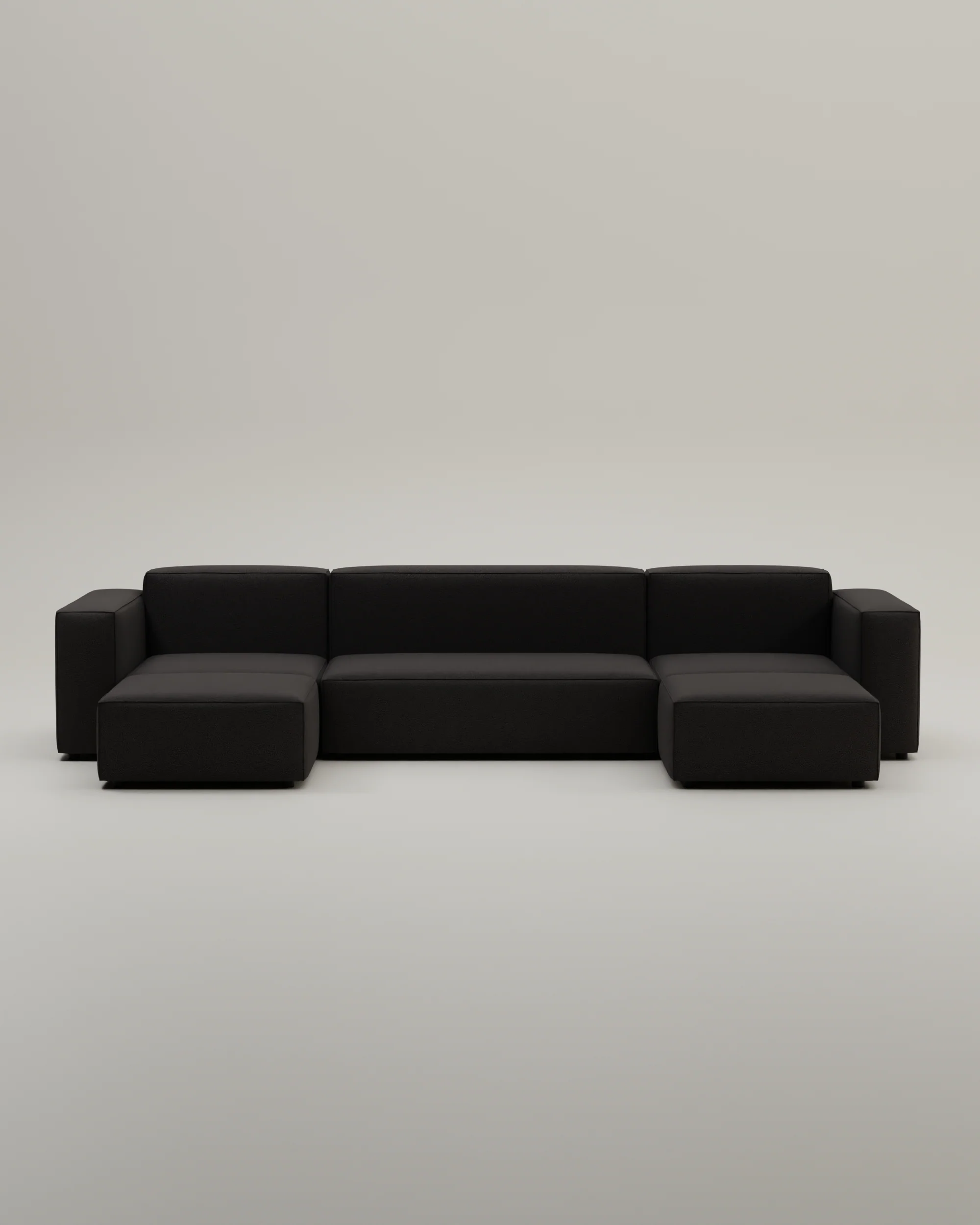 Modulares Sofa Harvey U-Form / Wohnlandschaft mit Schlaffunktion - Image 46