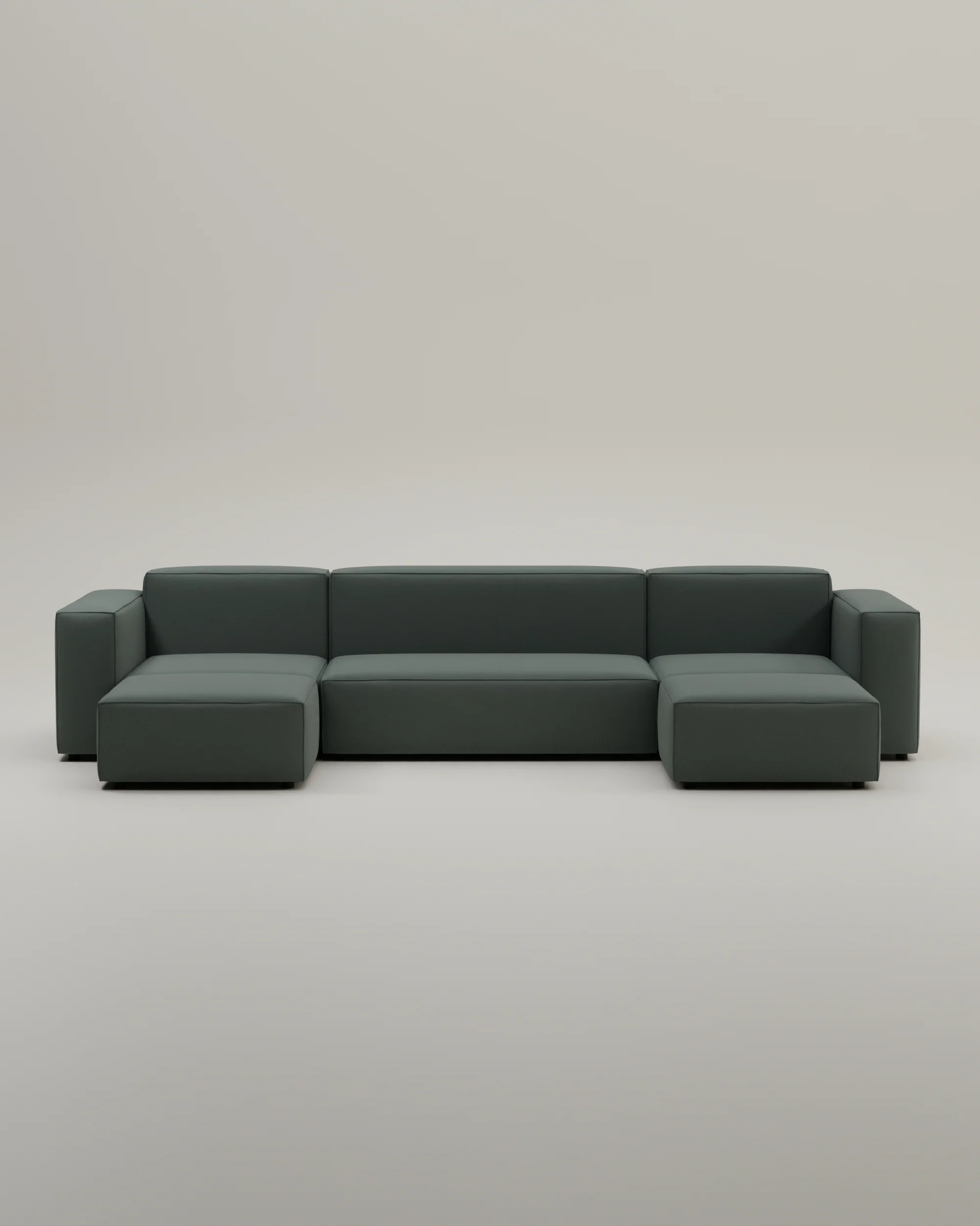 Modulares Sofa Harvey U-Form / Wohnlandschaft mit Schlaffunktion - Image 49