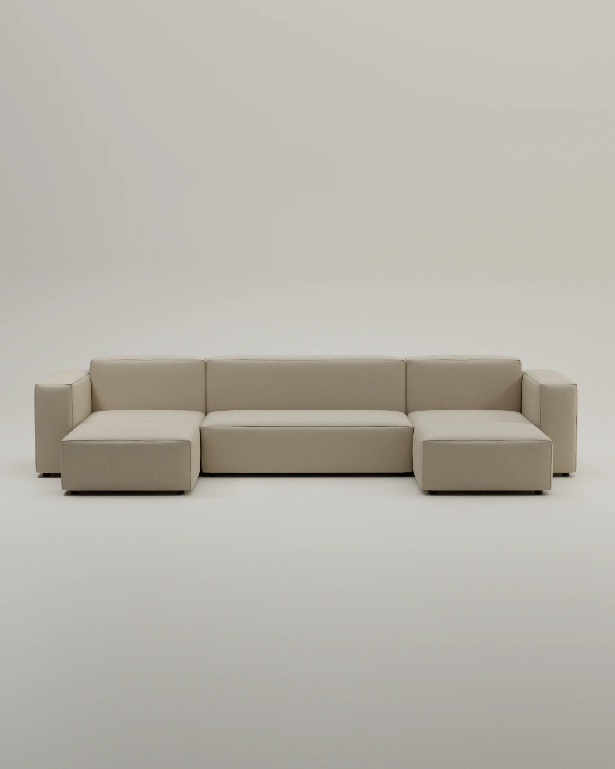 Modulares Sofa Harvey U-Form / Wohnlandschaft mit Schlaffunktion - Image 53