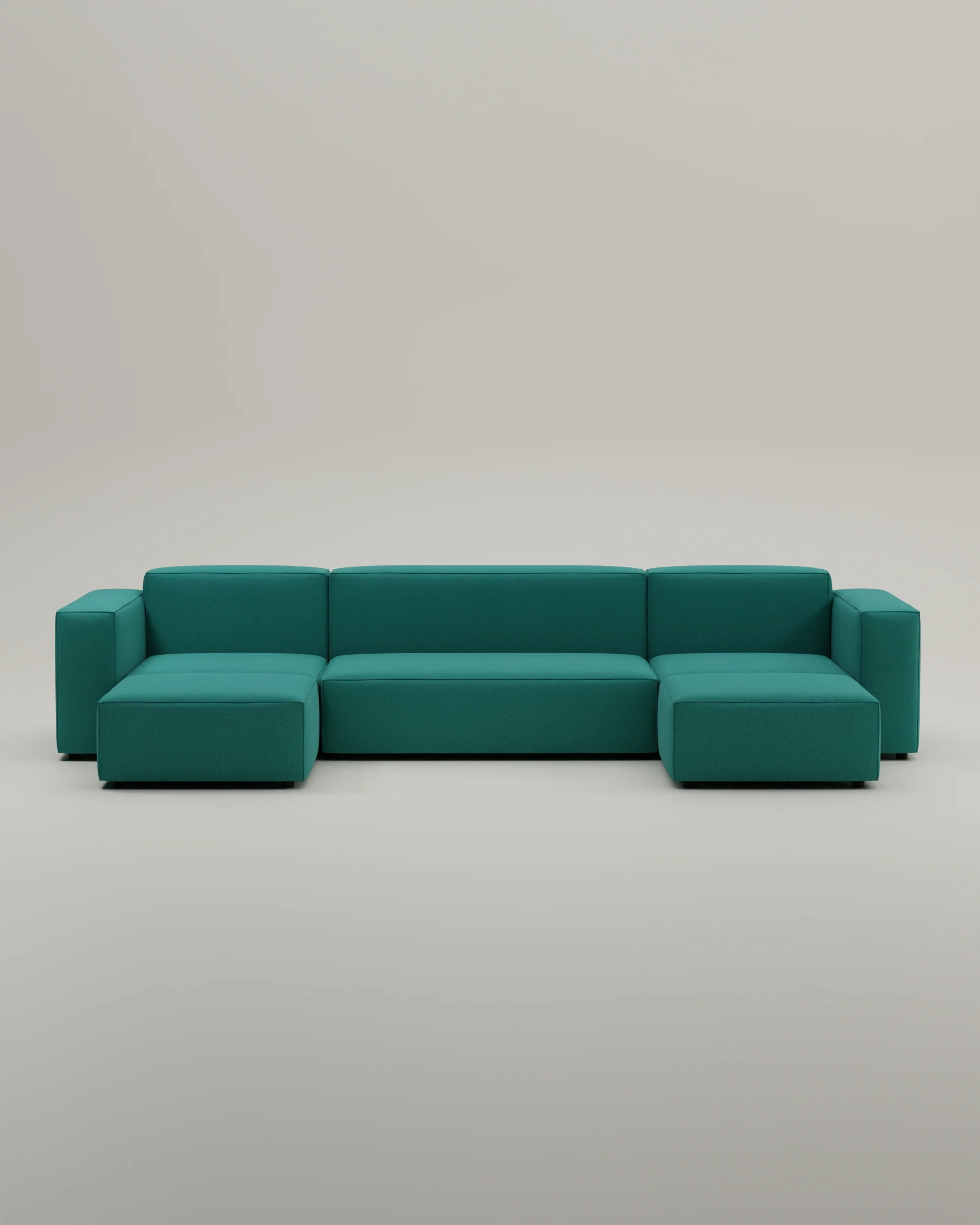 Modulares Sofa Harvey U-Form / Wohnlandschaft mit Schlaffunktion - Image 57