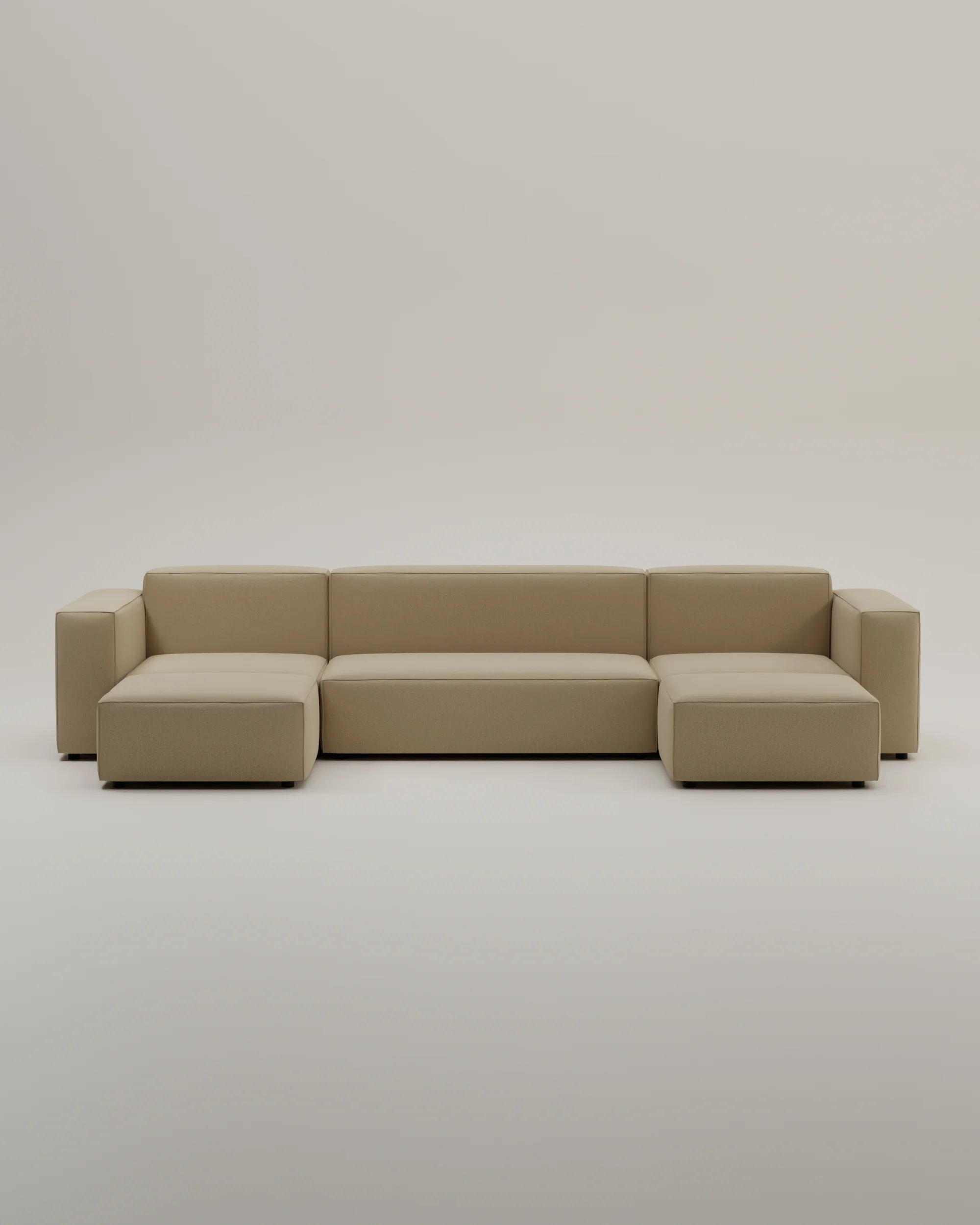 Modulares Sofa Harvey U-Form / Wohnlandschaft mit Schlaffunktion - Image 58