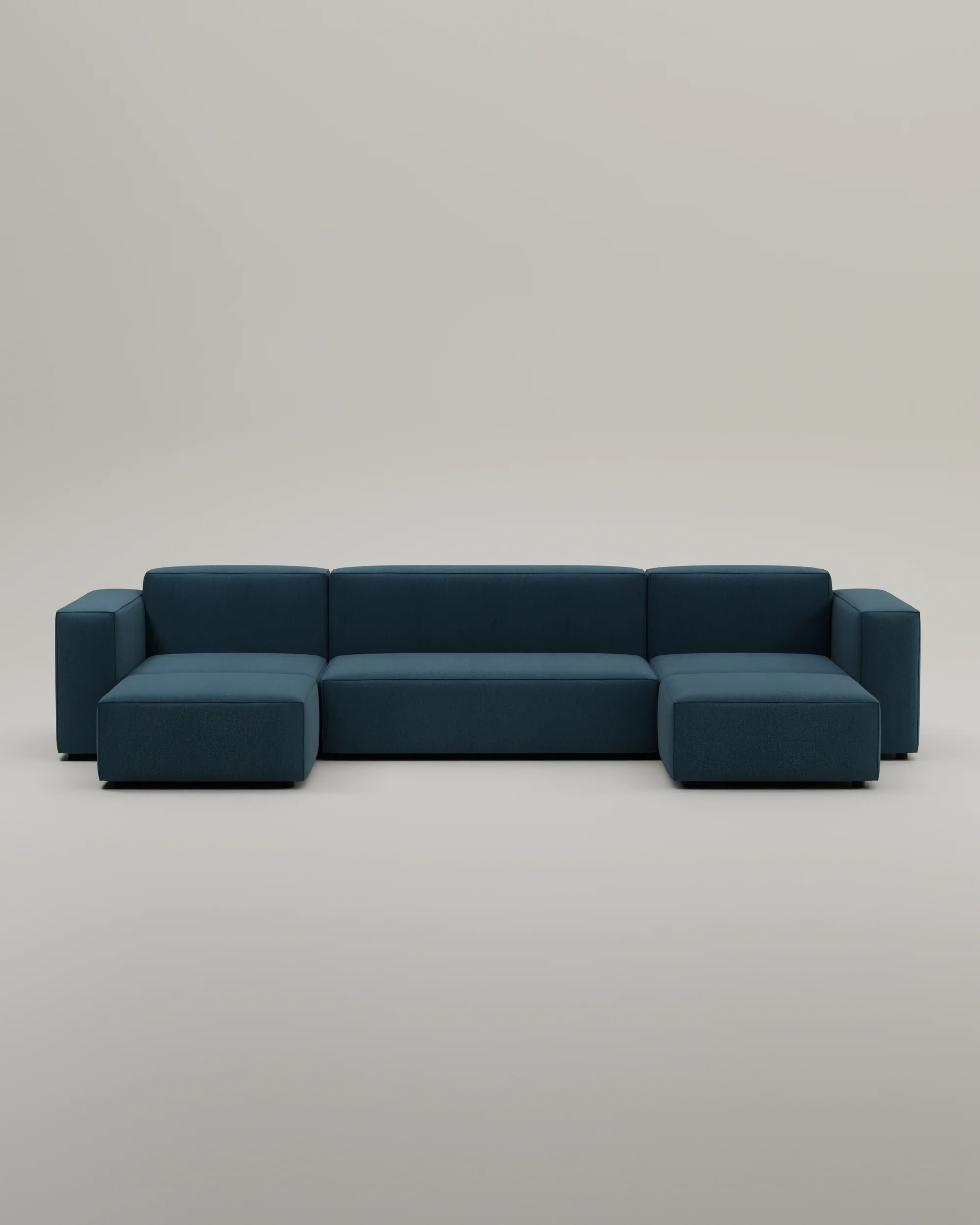Modulares Sofa Harvey U-Form / Wohnlandschaft mit Schlaffunktion - Image 59