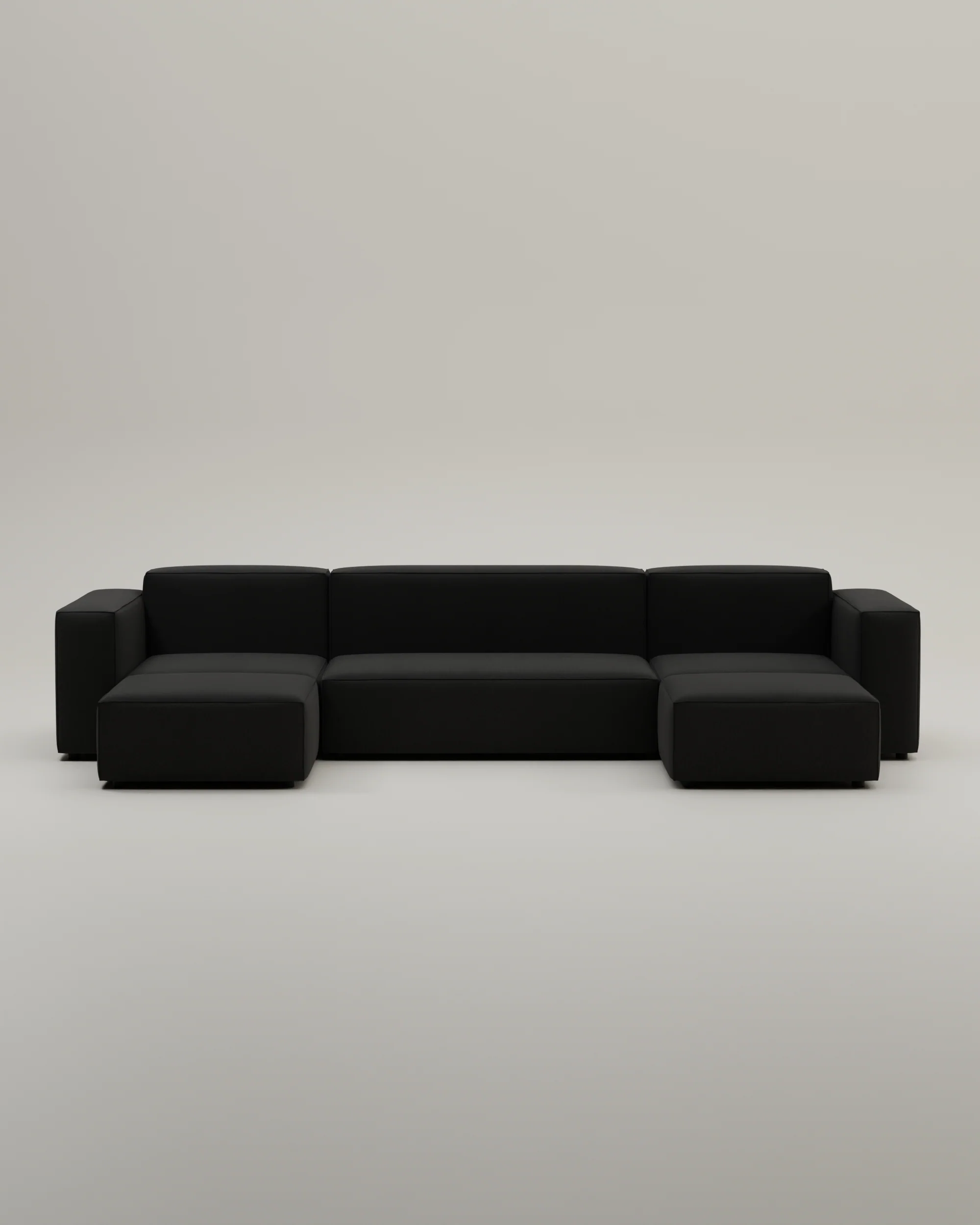 Modulares Sofa Harvey U-Form / Wohnlandschaft mit Schlaffunktion - Image 60
