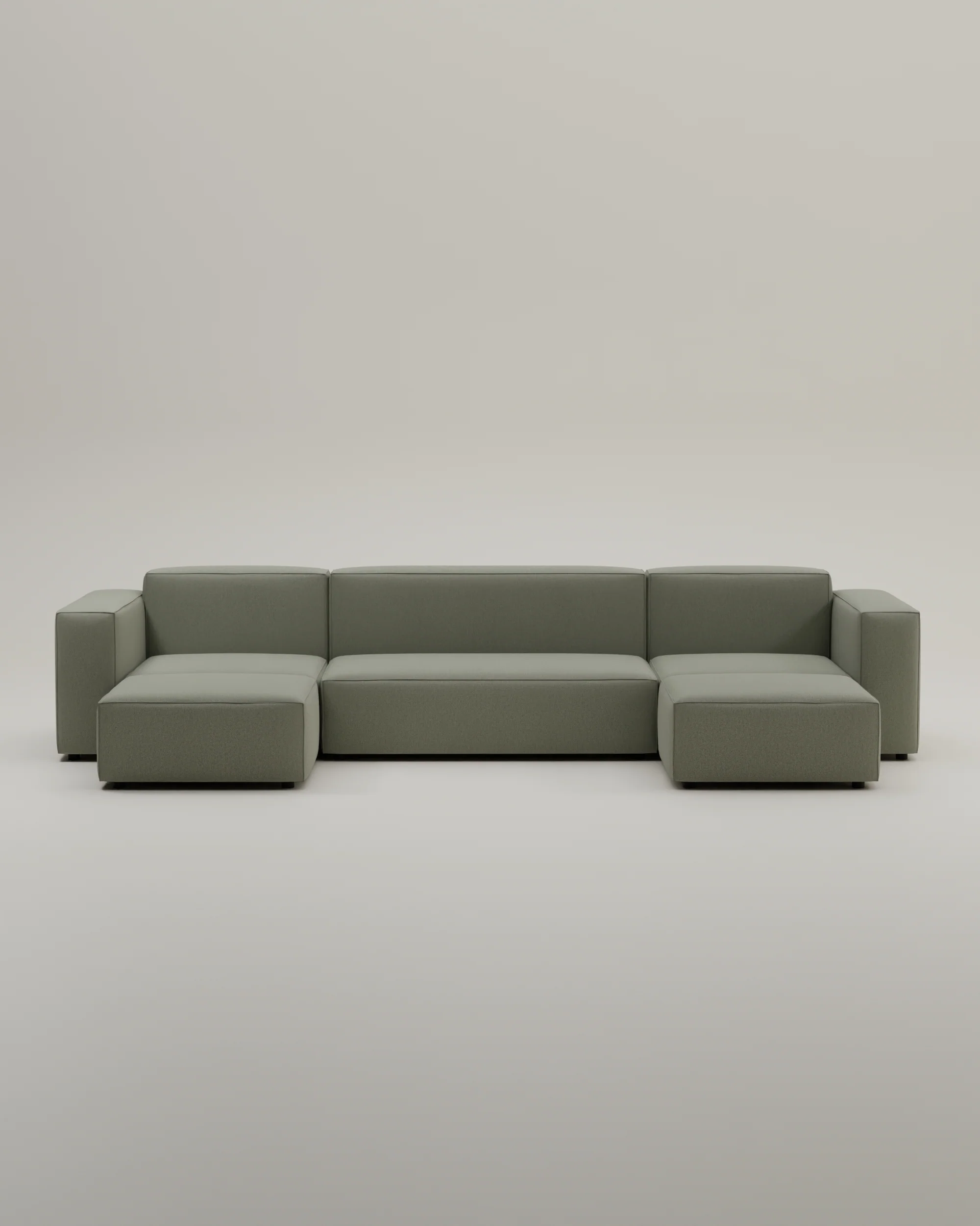 Modulares Sofa Harvey U-Form / Wohnlandschaft mit Schlaffunktion - Image 61