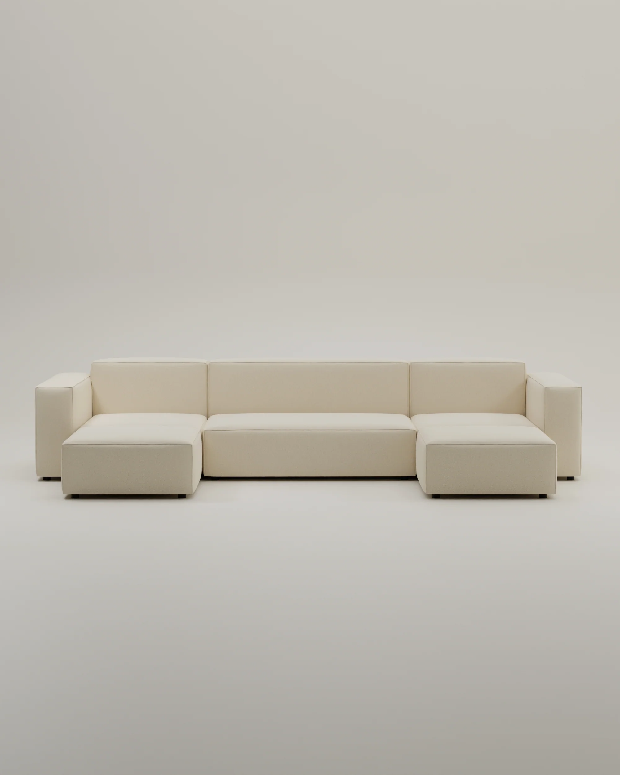 Modulares Sofa Harvey U-Form / Wohnlandschaft mit Schlaffunktion - Image 62