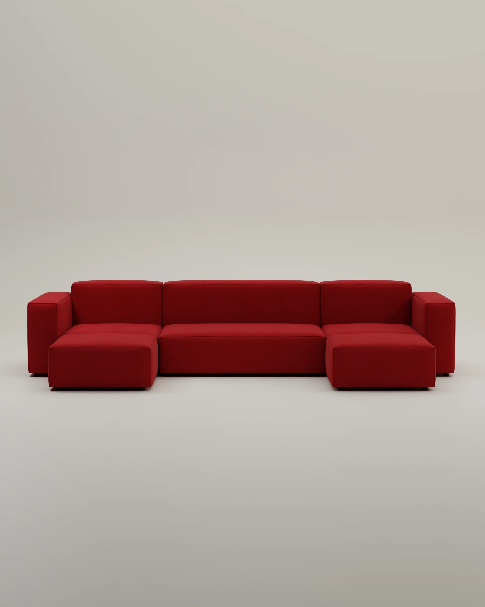 Modulares Sofa Harvey U-Form / Wohnlandschaft mit Schlaffunktion - Image 64