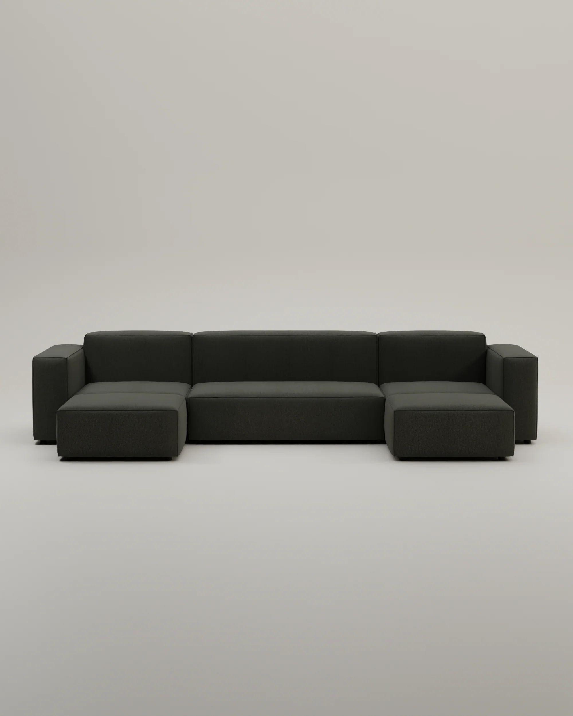 Modulares Sofa Harvey U-Form / Wohnlandschaft mit Schlaffunktion - Image 65