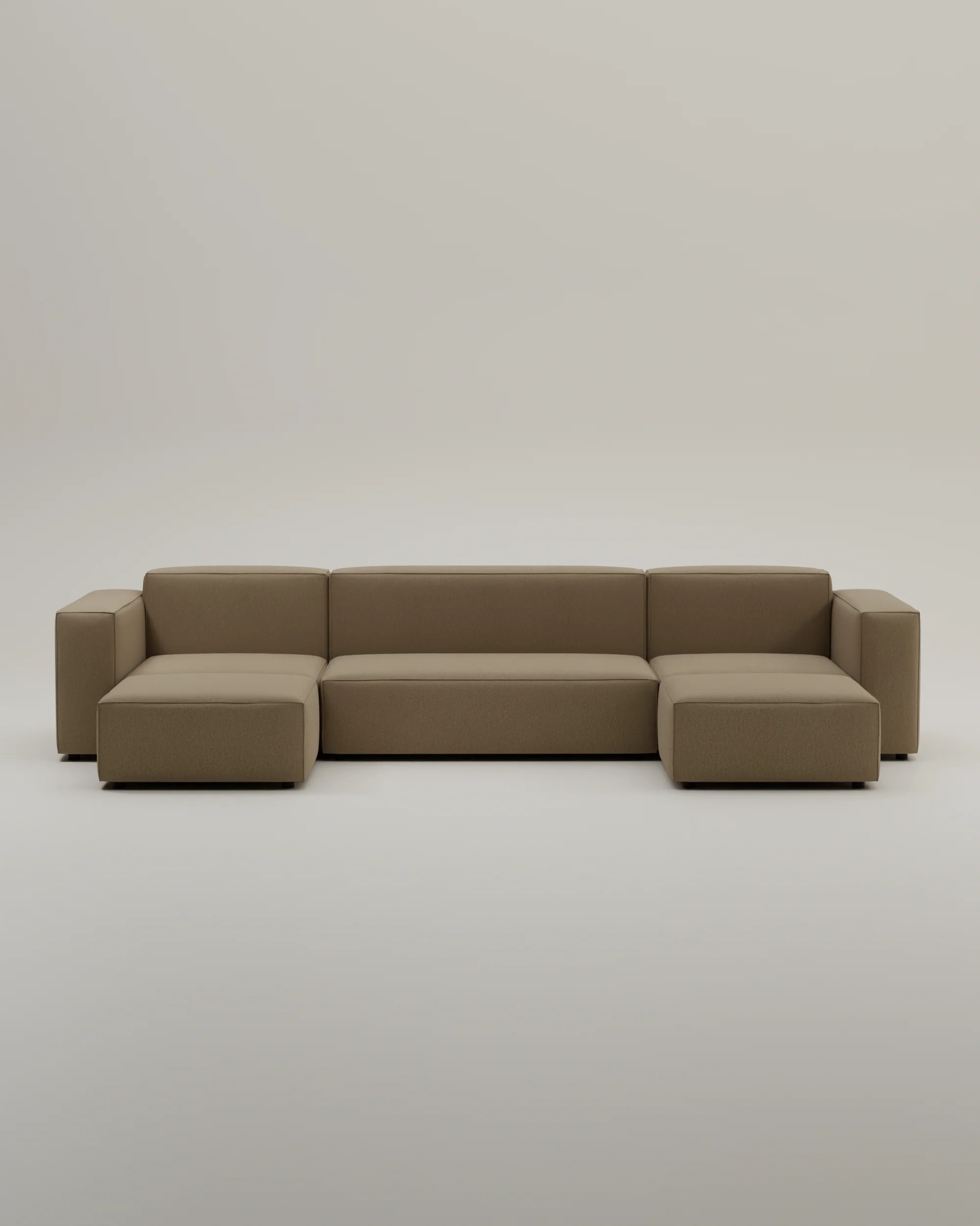 Modulares Sofa Harvey U-Form / Wohnlandschaft mit Schlaffunktion - Image 66