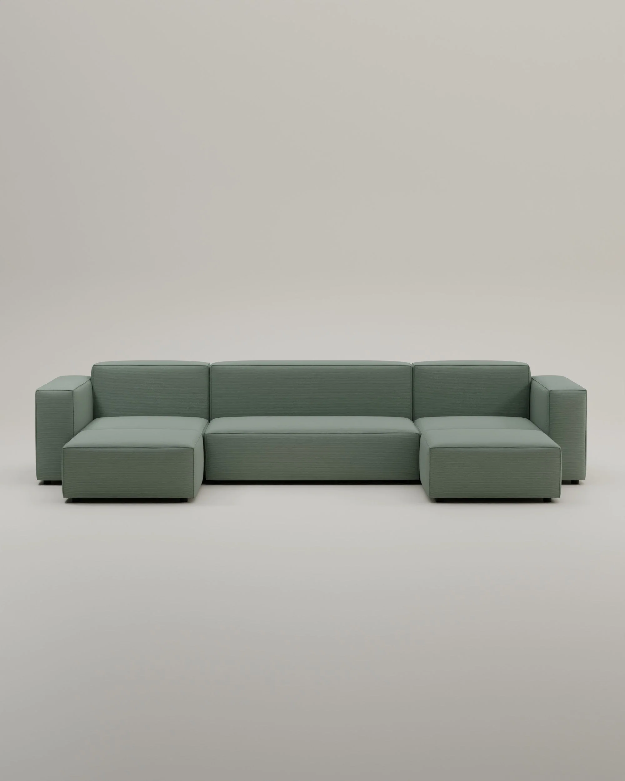 Modulares Sofa Harvey U-Form / Wohnlandschaft mit Schlaffunktion - Image 68