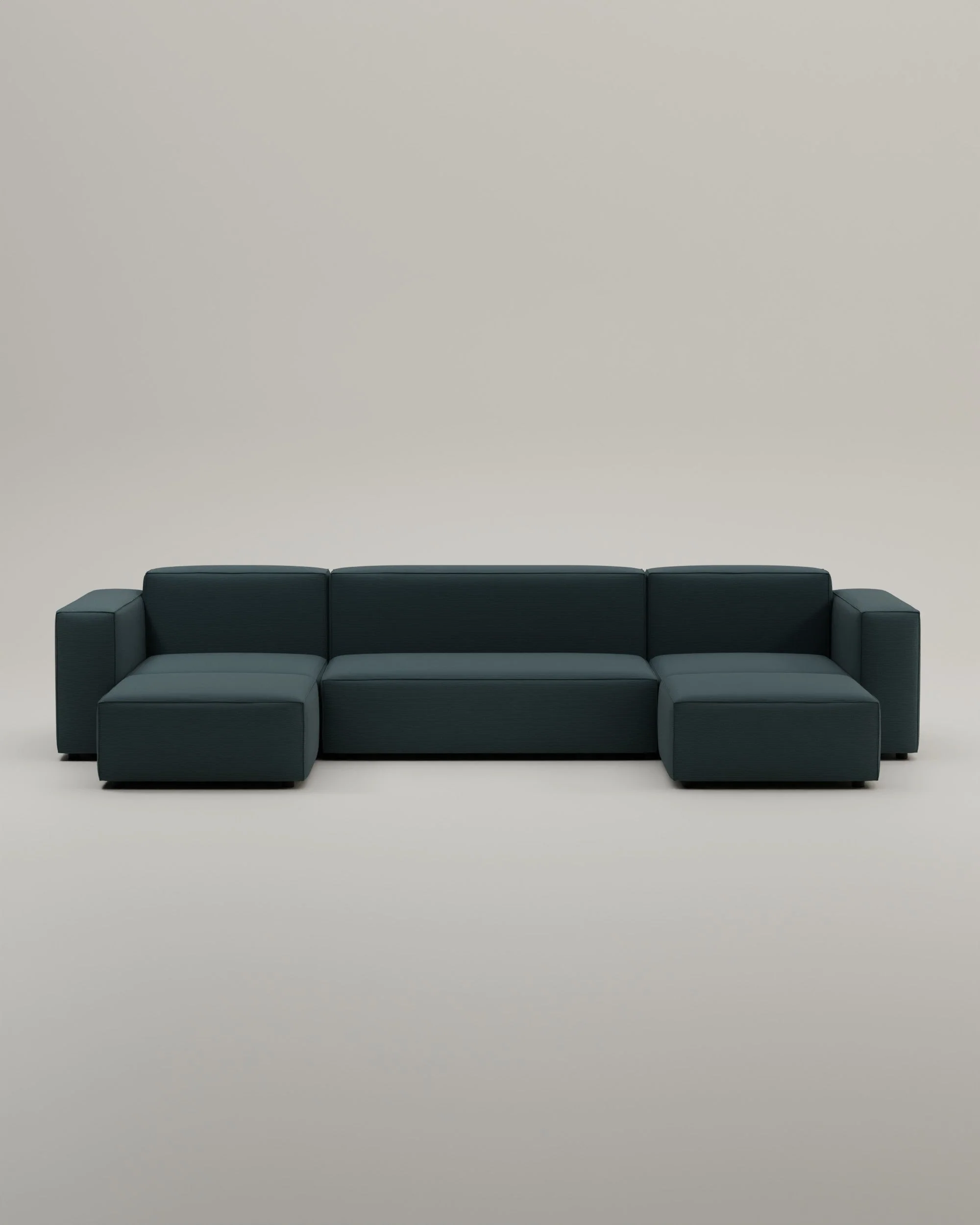 Modulares Sofa Harvey U-Form / Wohnlandschaft mit Schlaffunktion - Image 69