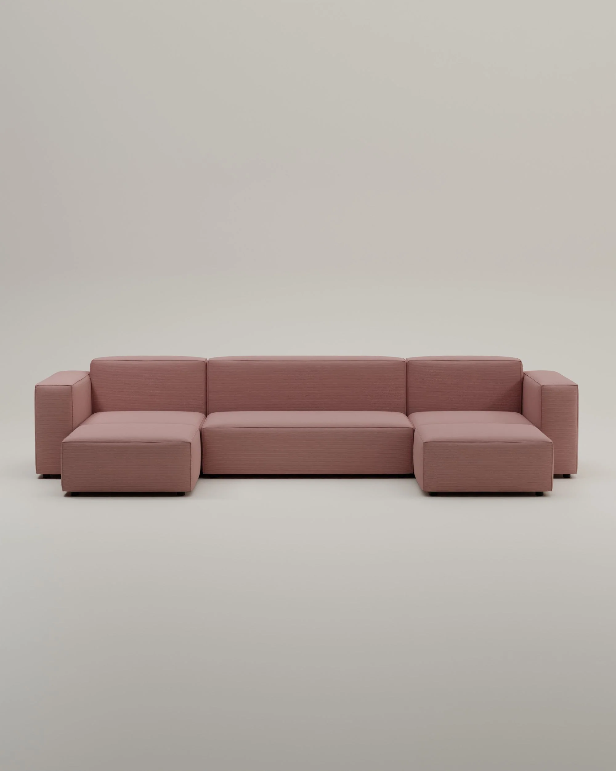 Modulares Sofa Harvey U-Form / Wohnlandschaft mit Schlaffunktion - Image 70