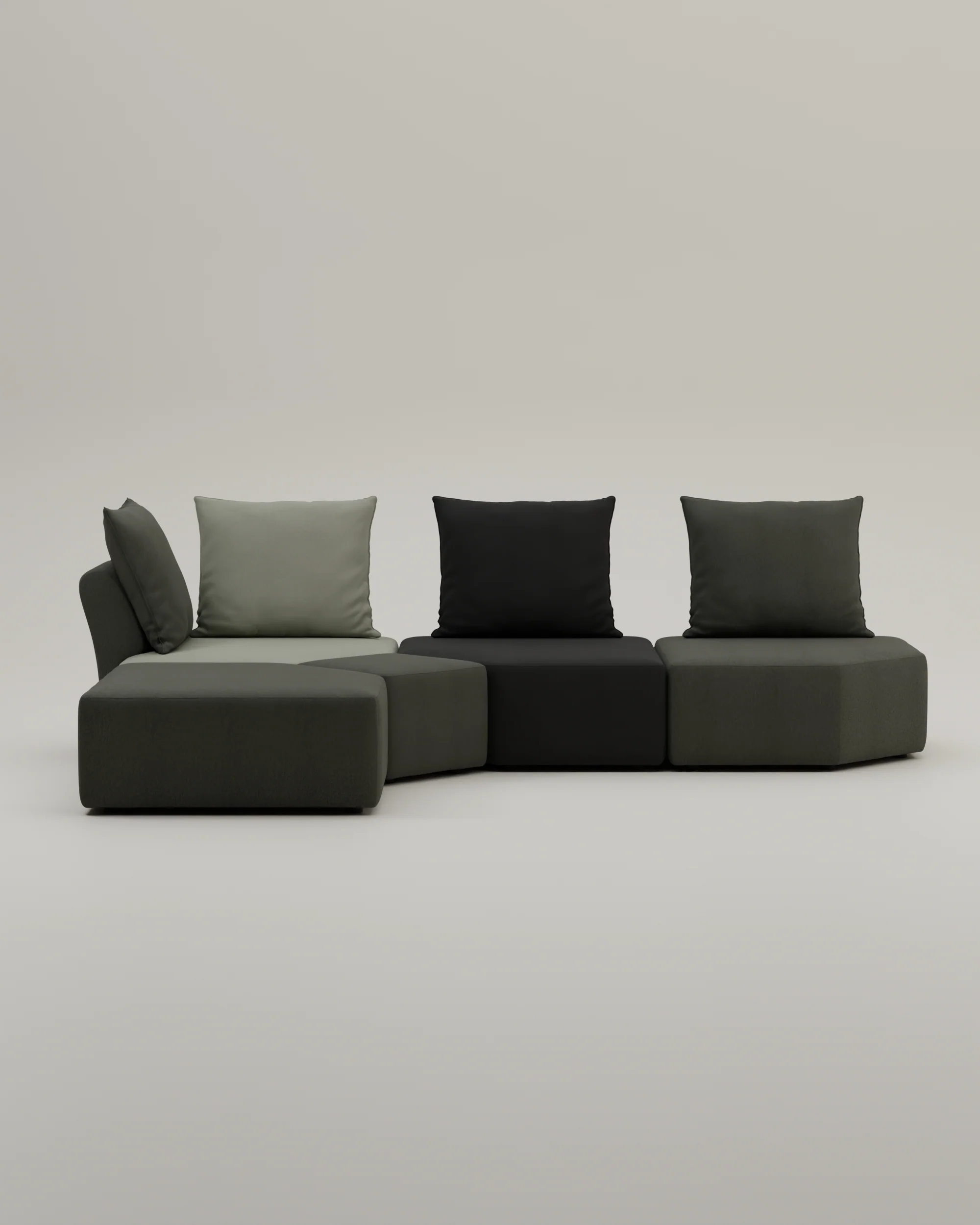 Modulares Sofa Katrina mit Schlaffunktion - Image 38