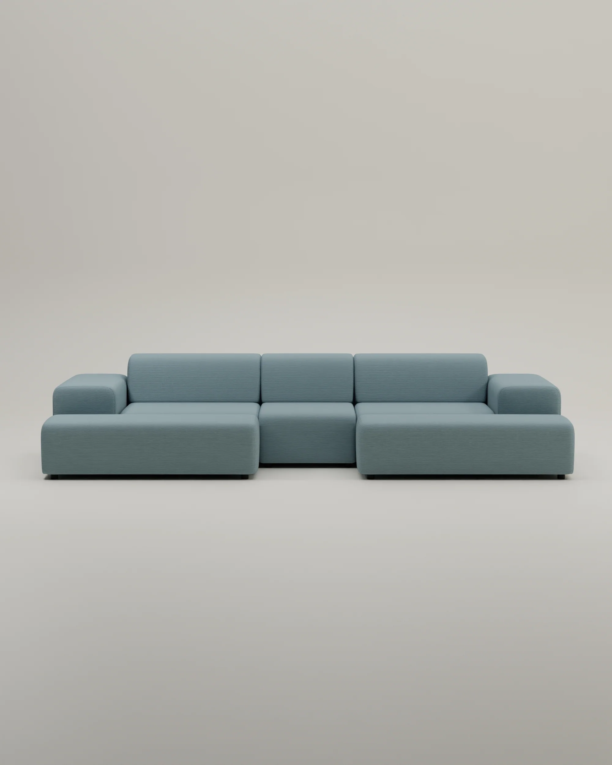 Modulares Sofa Nina U-Form / Wohnlandschaft mit Schlaffunktion - Image 14