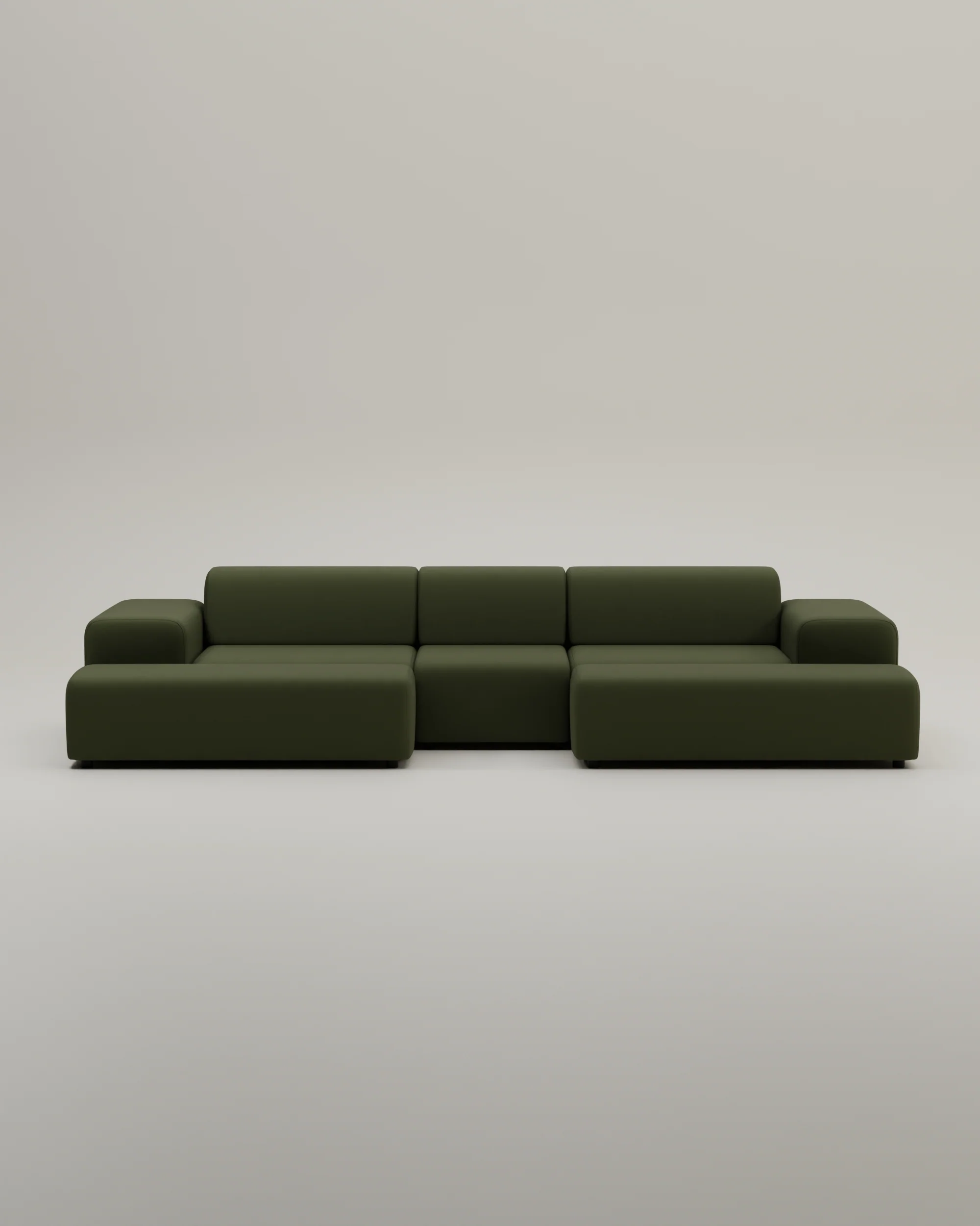 Modulares Sofa Nina U-Form / Wohnlandschaft mit Schlaffunktion - Image 24
