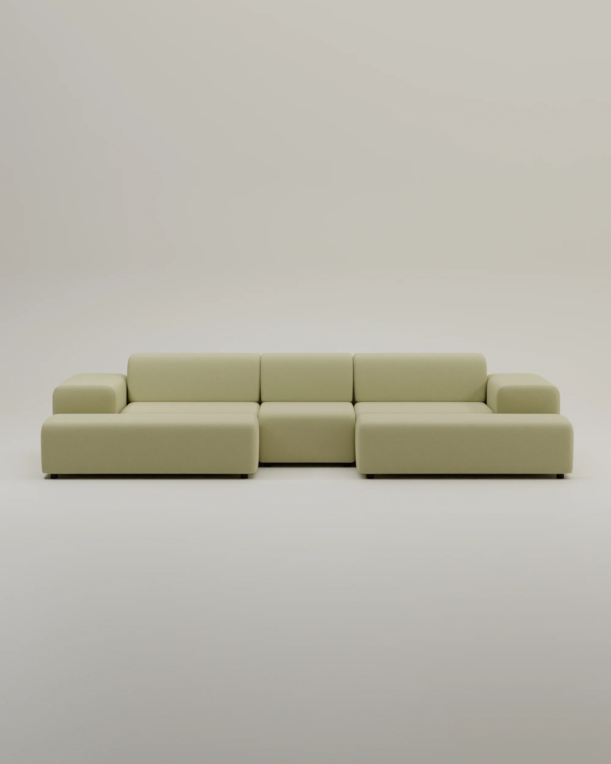 Modulares Sofa Nina U-Form / Wohnlandschaft mit Schlaffunktion - Image 30