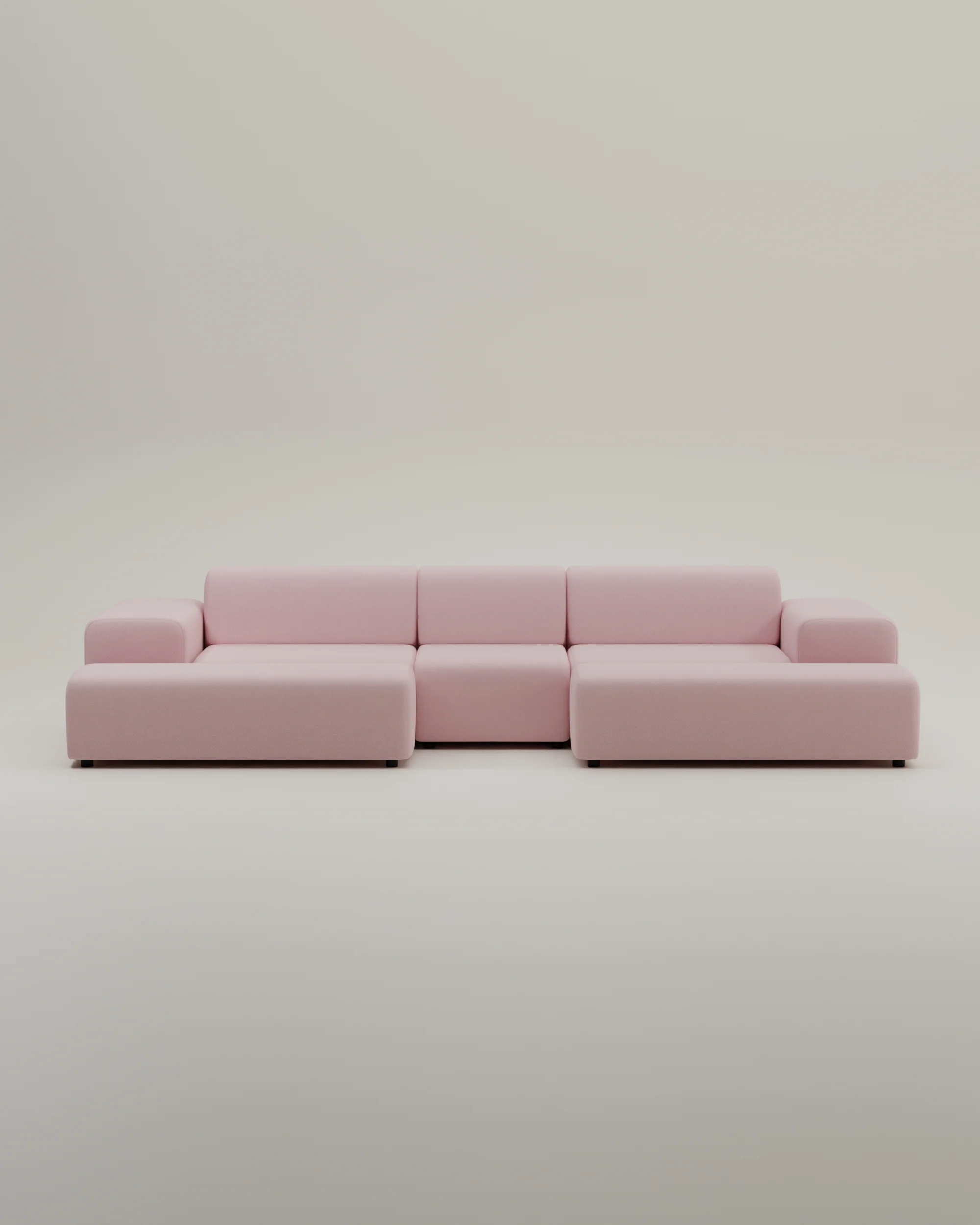Modulares Sofa Nina U-Form / Wohnlandschaft mit Schlaffunktion - Image 31