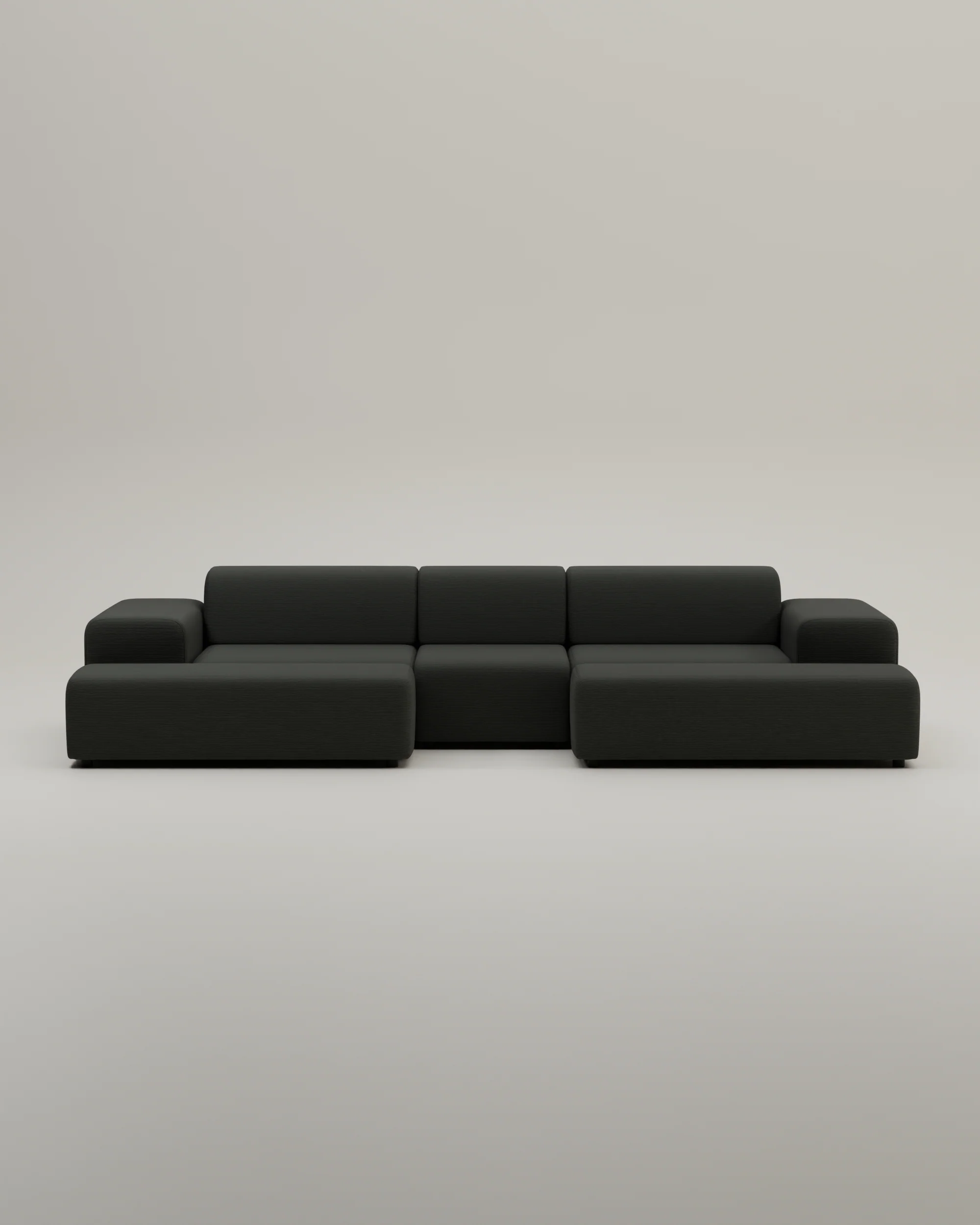 Modulares Sofa Nina U-Form / Wohnlandschaft mit Schlaffunktion - Image 33
