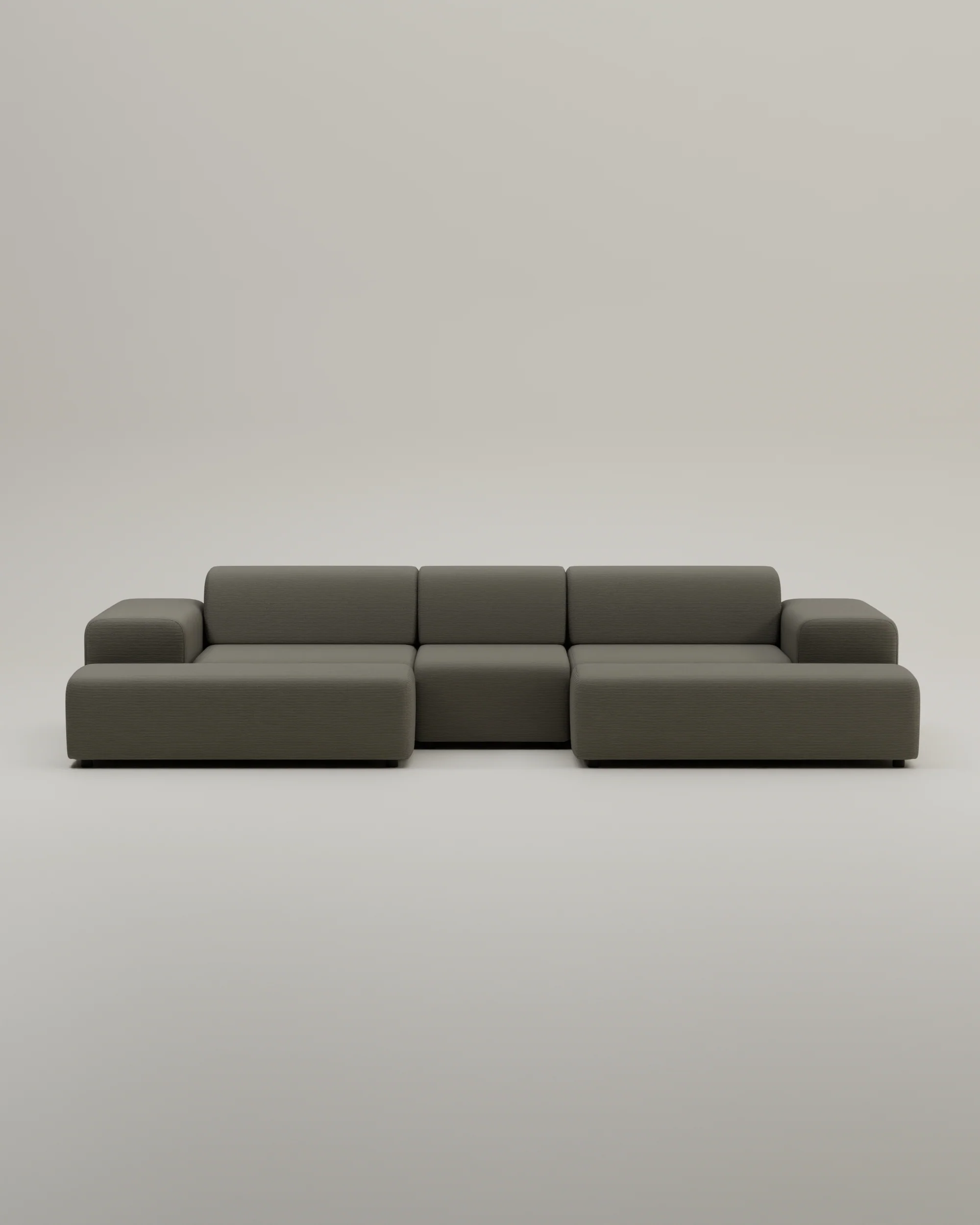 Modulares Sofa Nina U-Form / Wohnlandschaft mit Schlaffunktion - Image 34