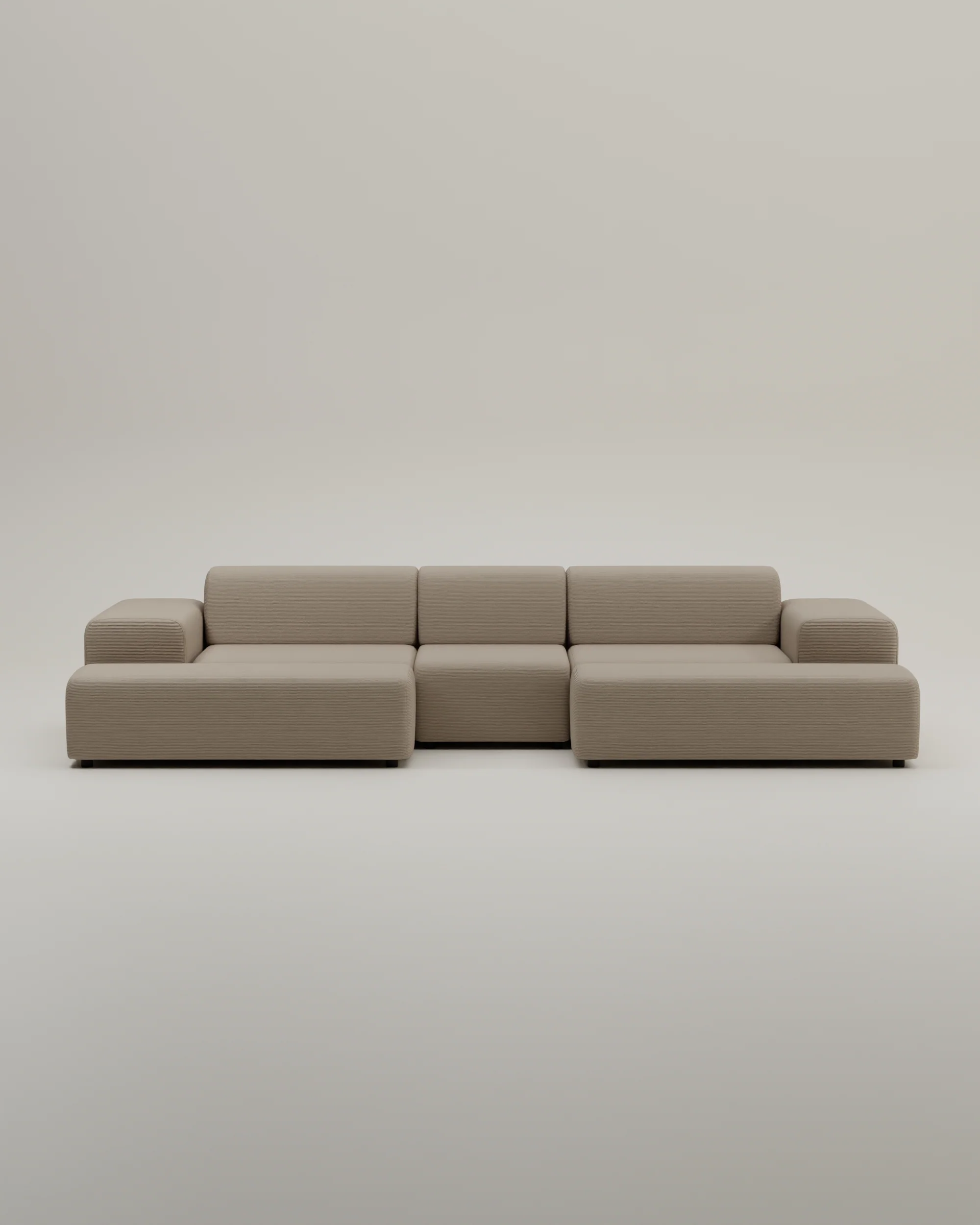 Modulares Sofa Nina U-Form / Wohnlandschaft mit Schlaffunktion - Image 37