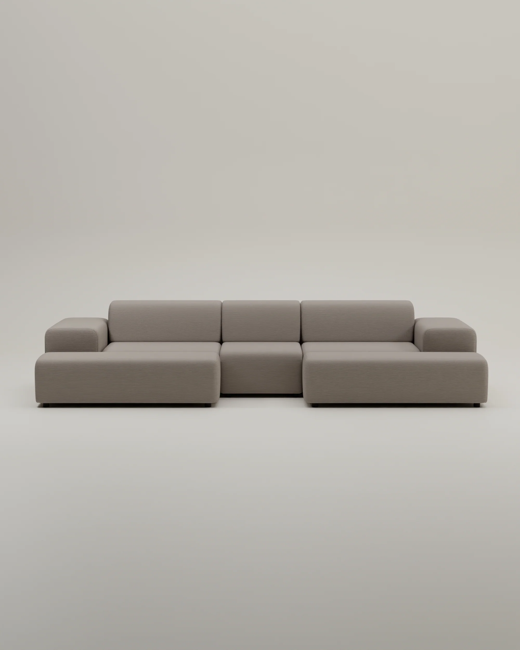 Modulares Sofa Nina U-Form / Wohnlandschaft mit Schlaffunktion - Image 38