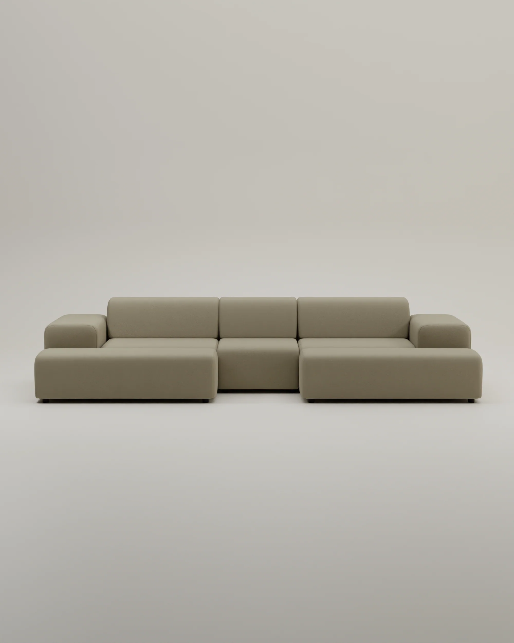 Modulares Sofa Nina U-Form / Wohnlandschaft mit Schlaffunktion - Image 41