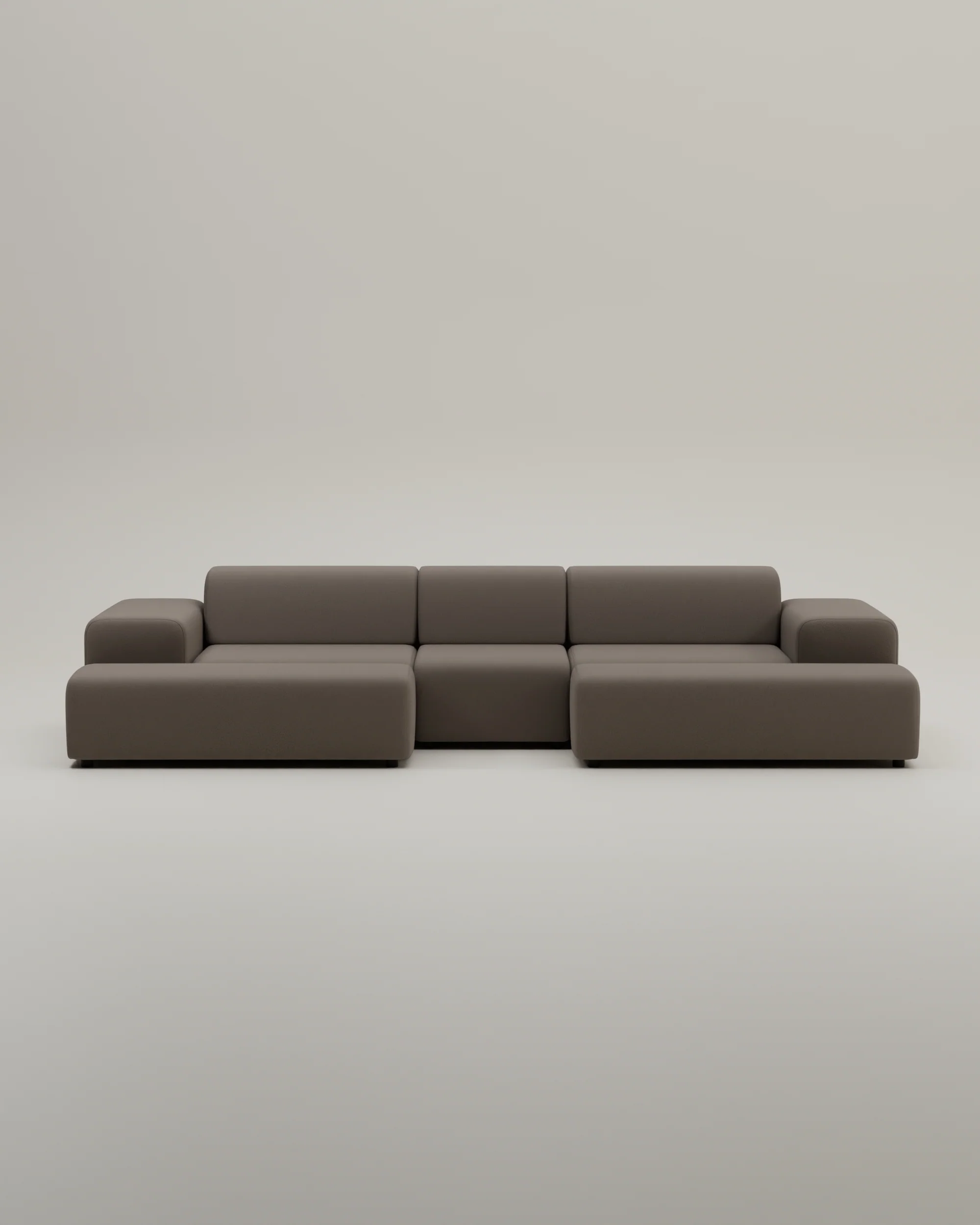 Modulares Sofa Nina U-Form / Wohnlandschaft mit Schlaffunktion - Image 42