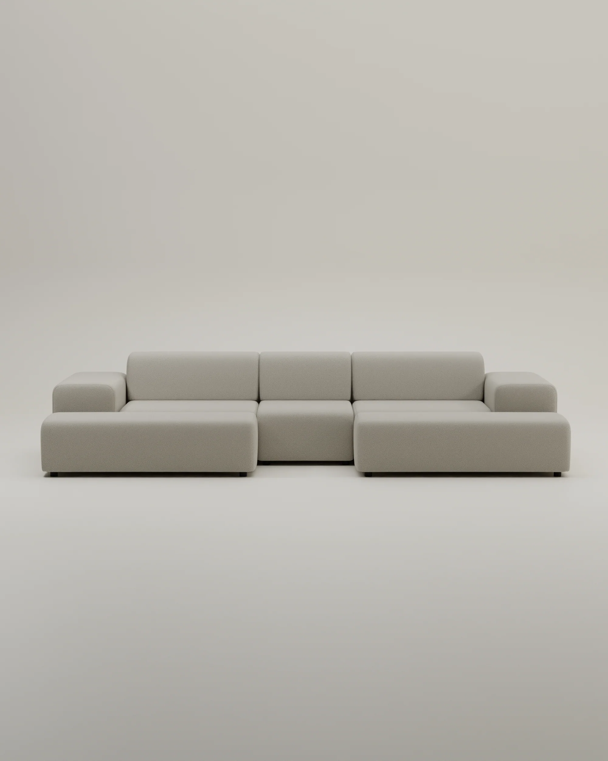 Modulares Sofa Nina U-Form / Wohnlandschaft mit Schlaffunktion - Image 43