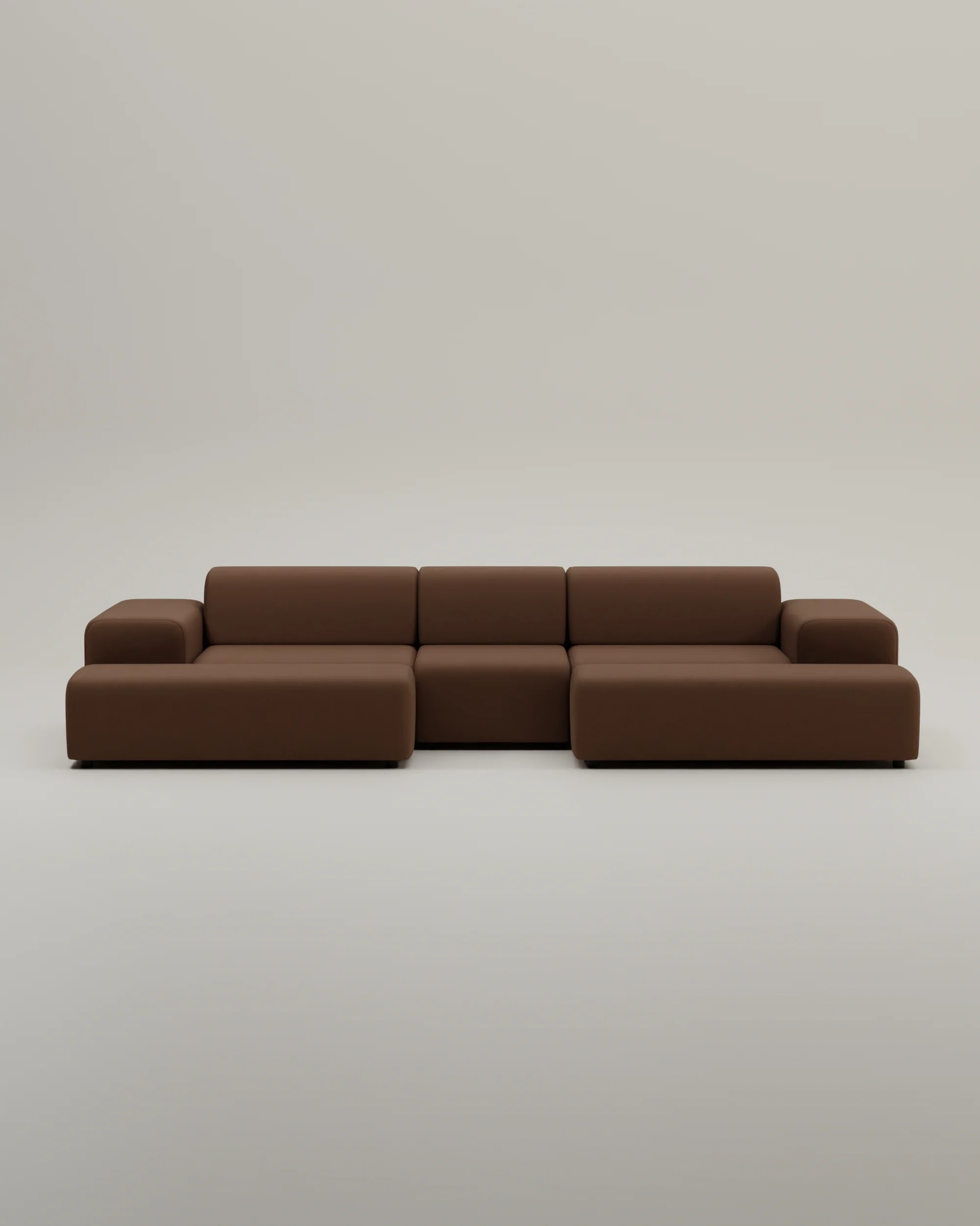 Modulares Sofa Nina U-Form / Wohnlandschaft mit Schlaffunktion - Image 47
