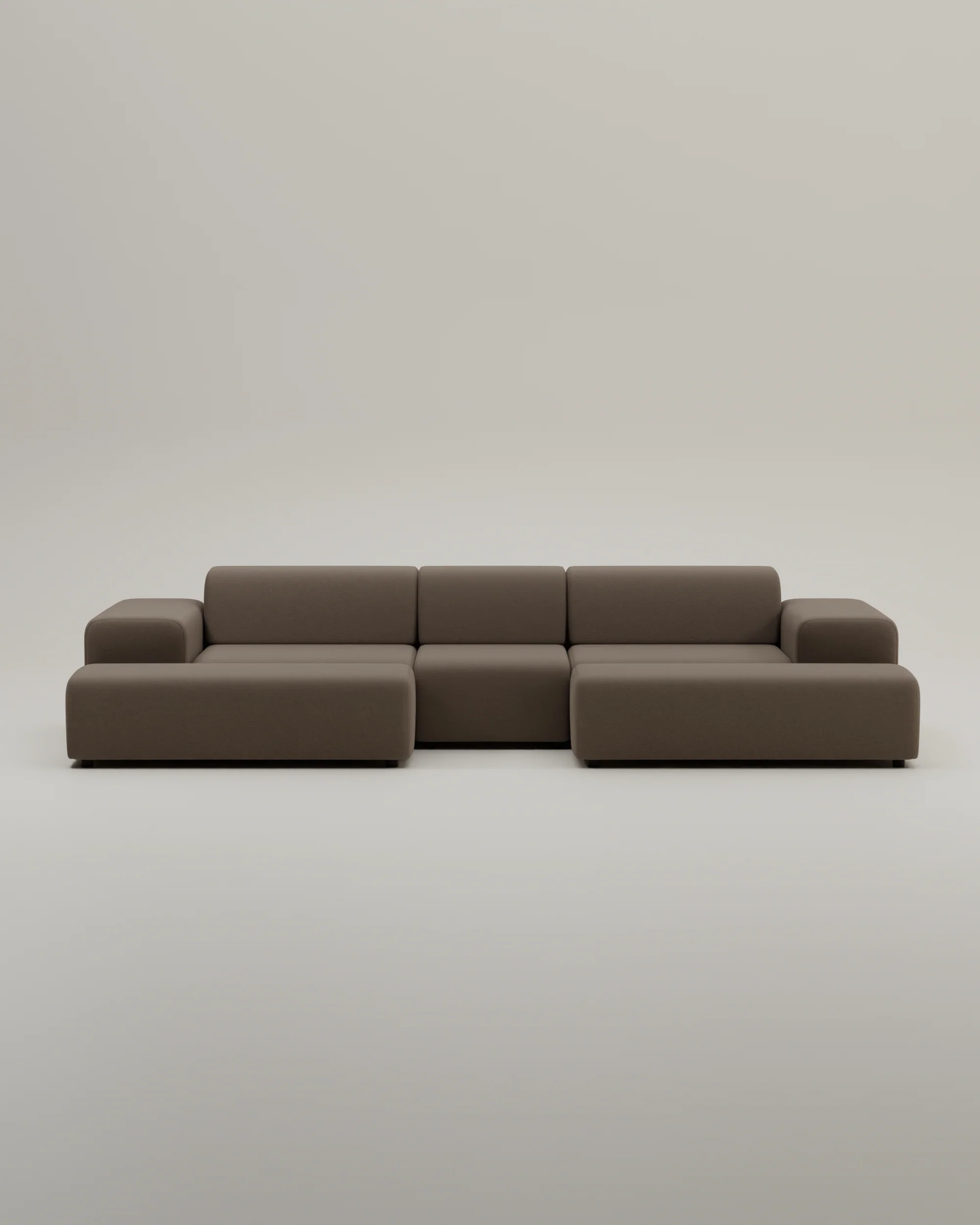 Modulares Sofa Nina U-Form / Wohnlandschaft mit Schlaffunktion - Image 51