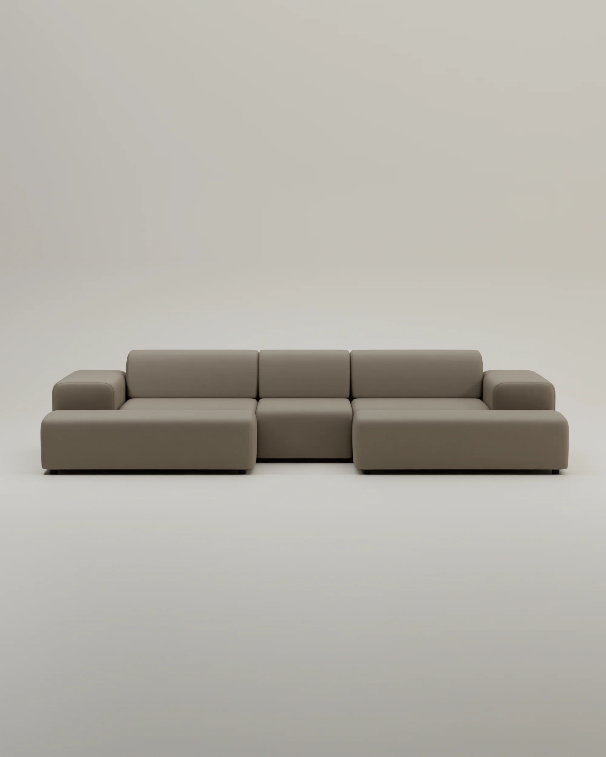 Modulares Sofa Nina U-Form / Wohnlandschaft mit Schlaffunktion - Image 52