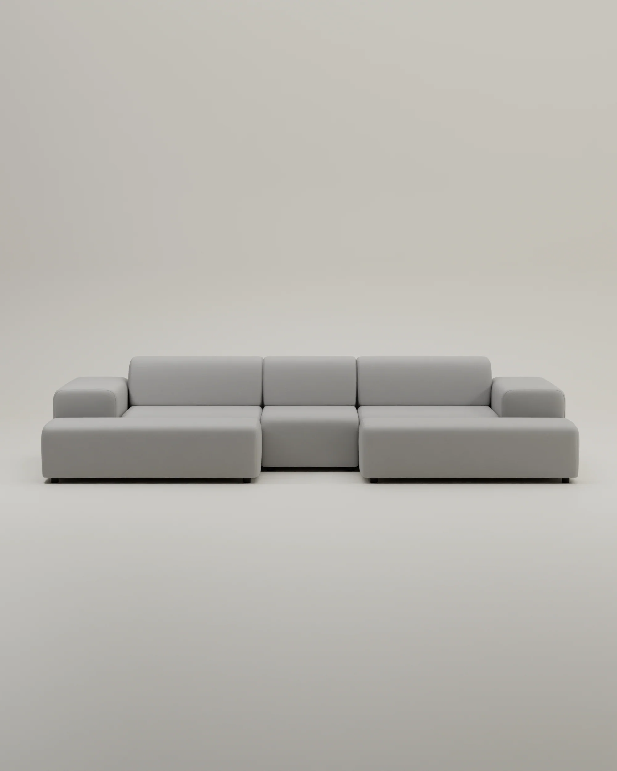 Modulares Sofa Nina U-Form / Wohnlandschaft mit Schlaffunktion - Image 54