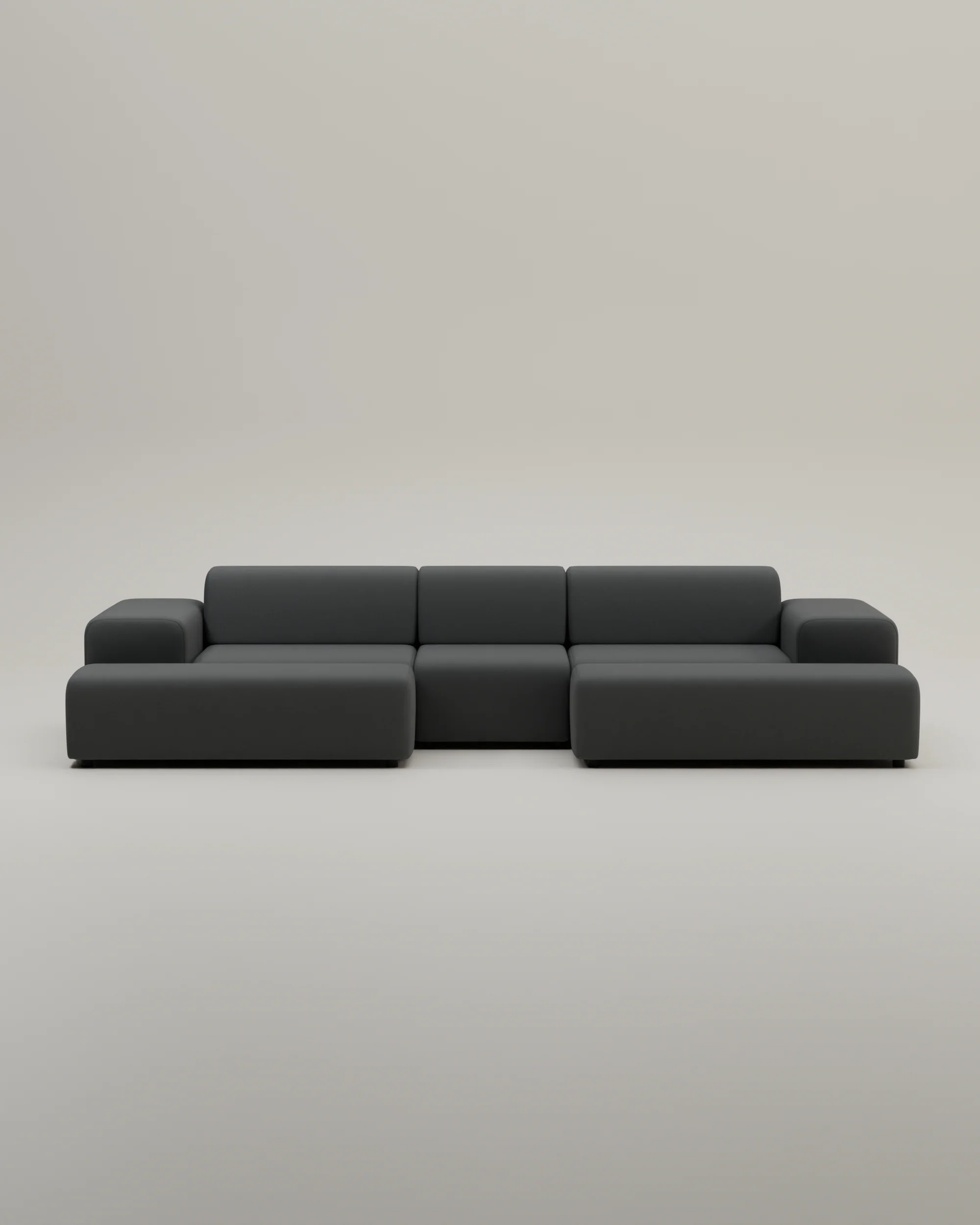 Modulares Sofa Nina U-Form / Wohnlandschaft mit Schlaffunktion - Image 55