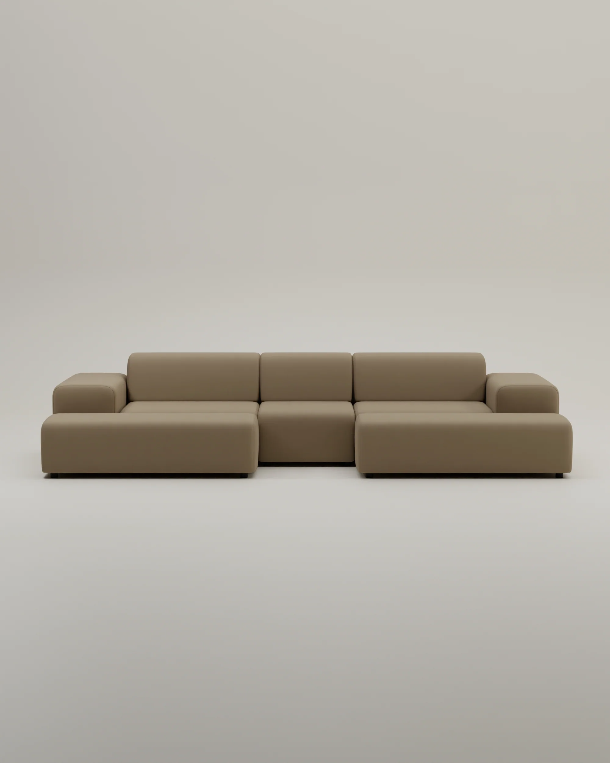Modulares Sofa Nina U-Form / Wohnlandschaft mit Schlaffunktion - Image 66