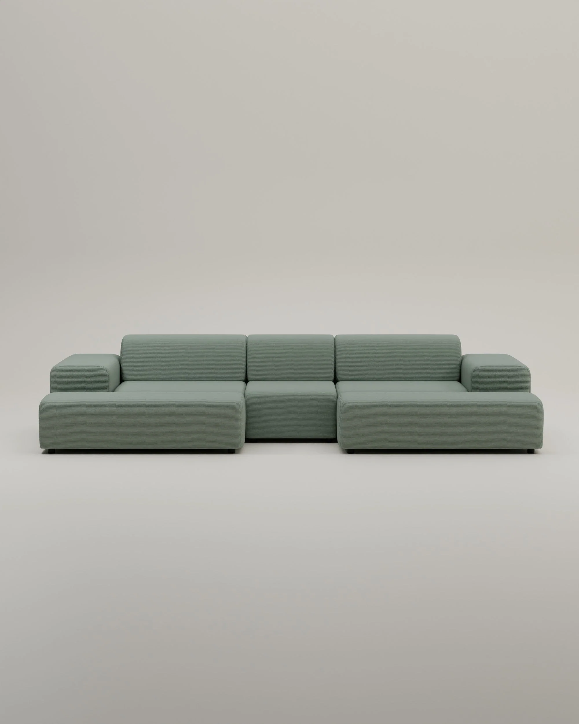 Modulares Sofa Nina U-Form / Wohnlandschaft mit Schlaffunktion - Image 68