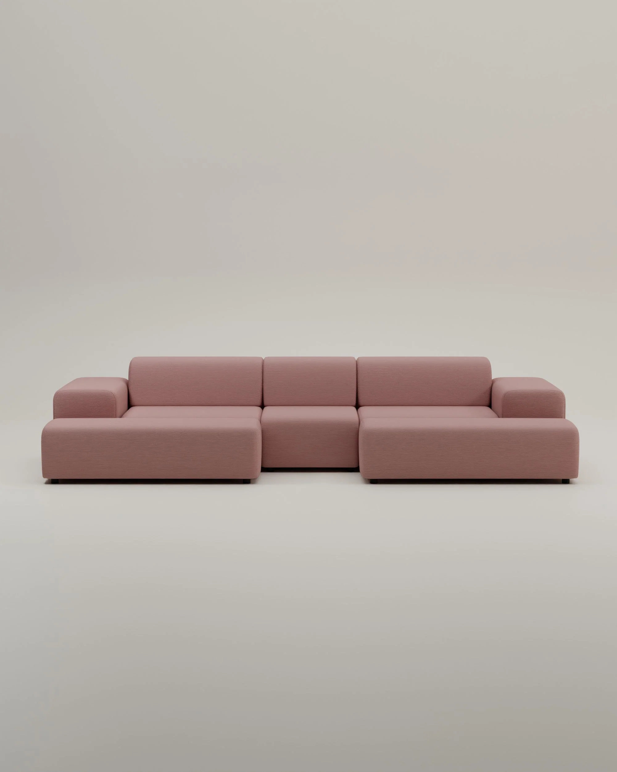 Modulares Sofa Nina U-Form / Wohnlandschaft mit Schlaffunktion - Image 70