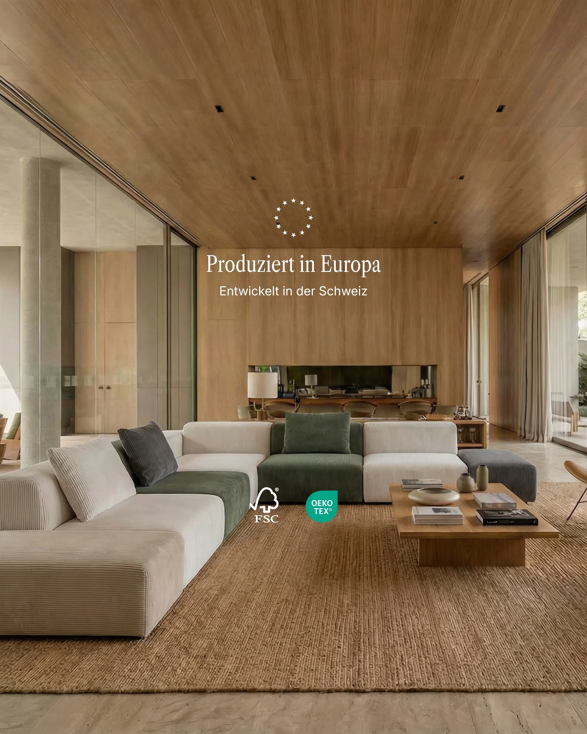 Modulares Sofa Nina U-Form / Wohnlandschaft mit Schlaffunktion - Image 9