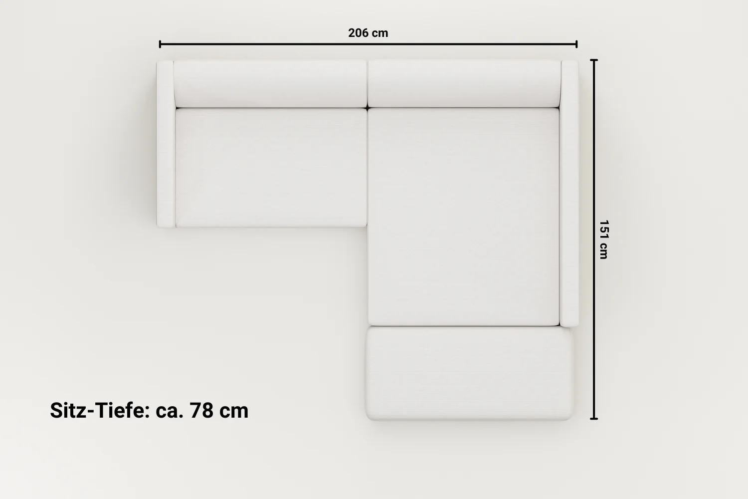 Outlet - Modulares Ecksofa Paula 3-Sitzer mit Schlaffunktion - Image 6
